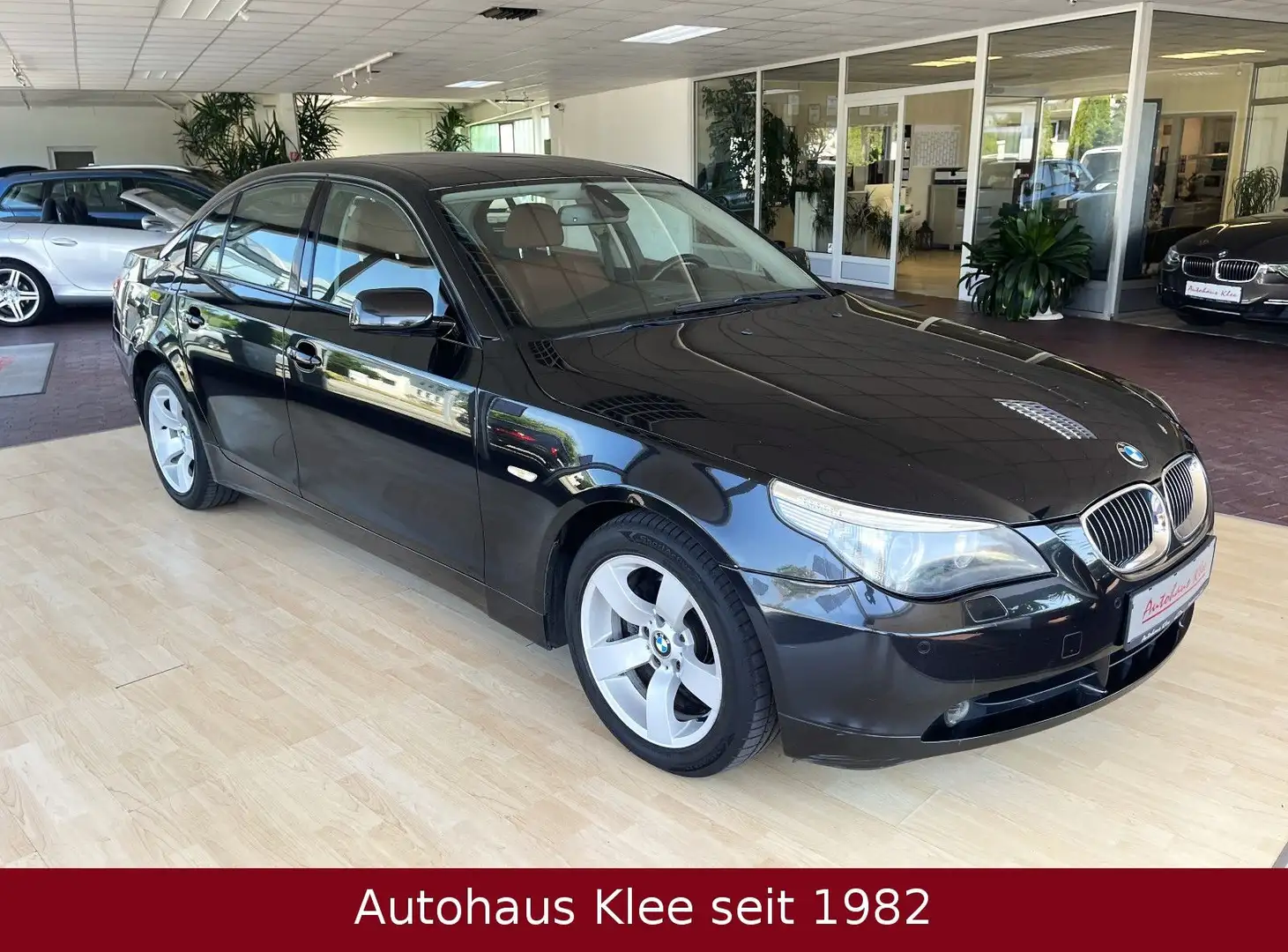 BMW 525 d Limo *Tüv neu*Leder braun*2.Hand* Noir - 1