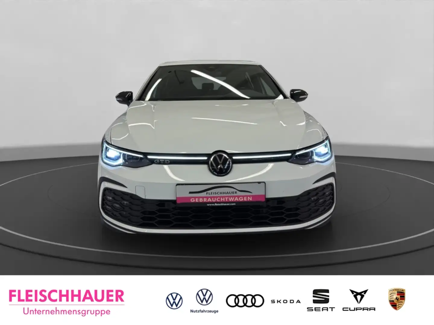 Volkswagen Golf VIII GTD 2.0 TDI Navi+LED+AHK+H&K+19''+Kamera+App- Weiß - 2