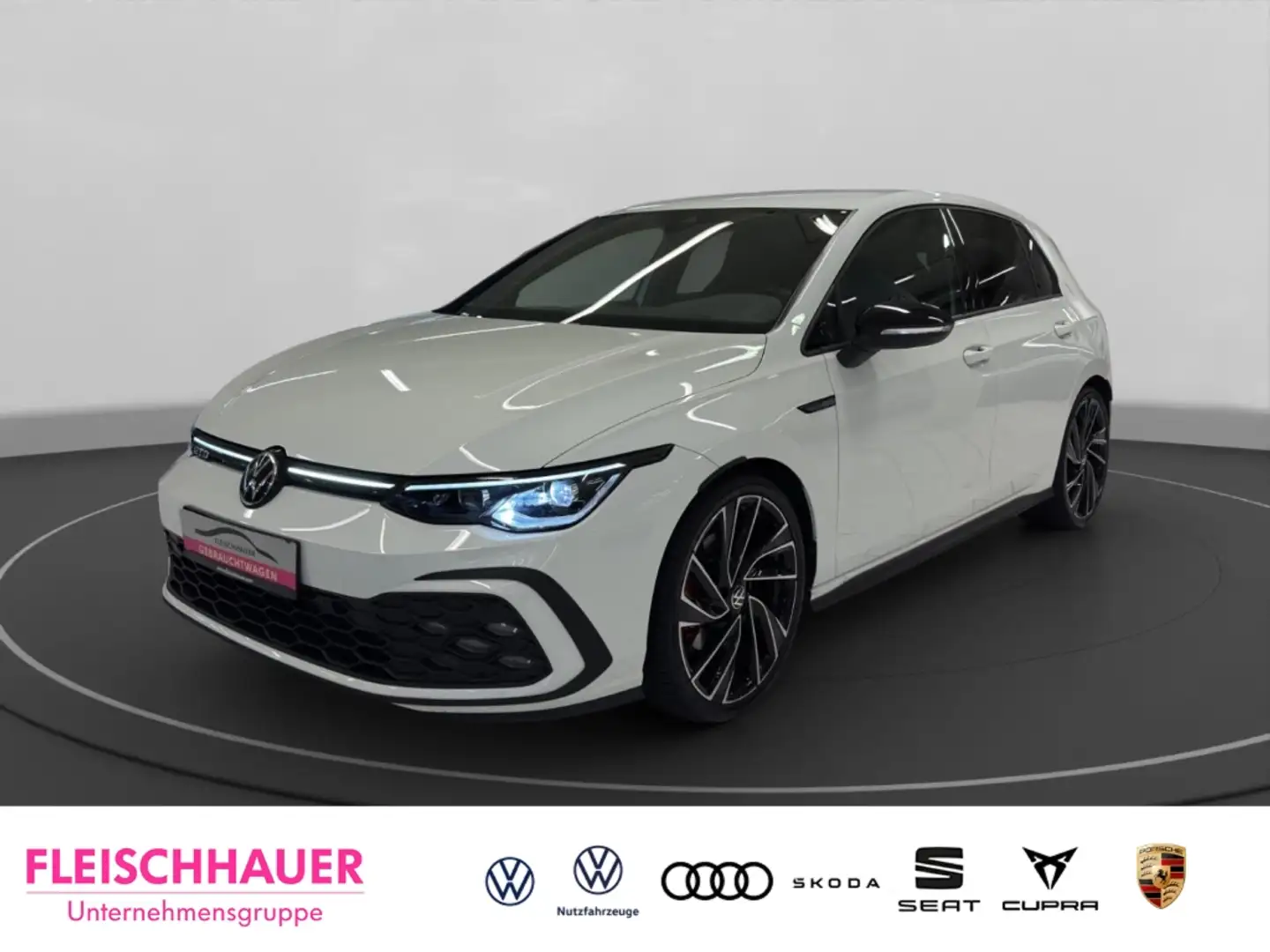 Volkswagen Golf VIII GTD 2.0 TDI Navi+LED+AHK+H&K+19''+Kamera+App- Weiß - 1