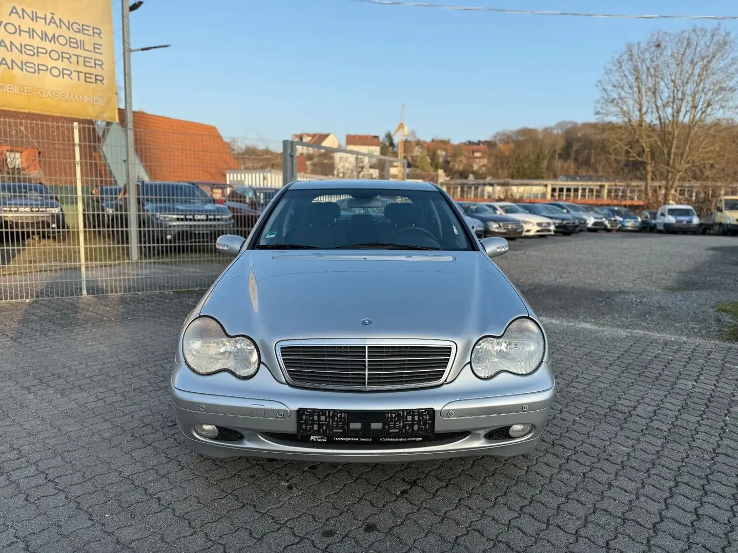 Mercedes-Benz C 180 Kompressor Lim. Automatik Klima AHK Tüv´27 Silber - 2