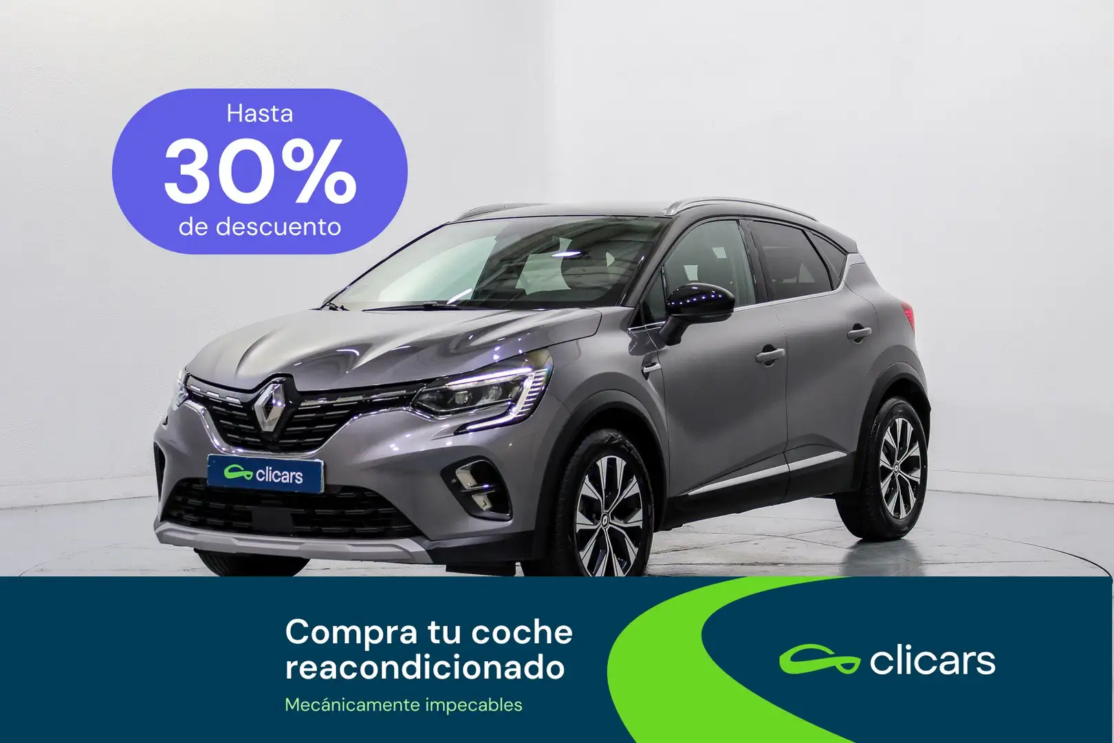Renault Captur TCe GPF Micro Híbrido Techno 103kW Gris - 1
