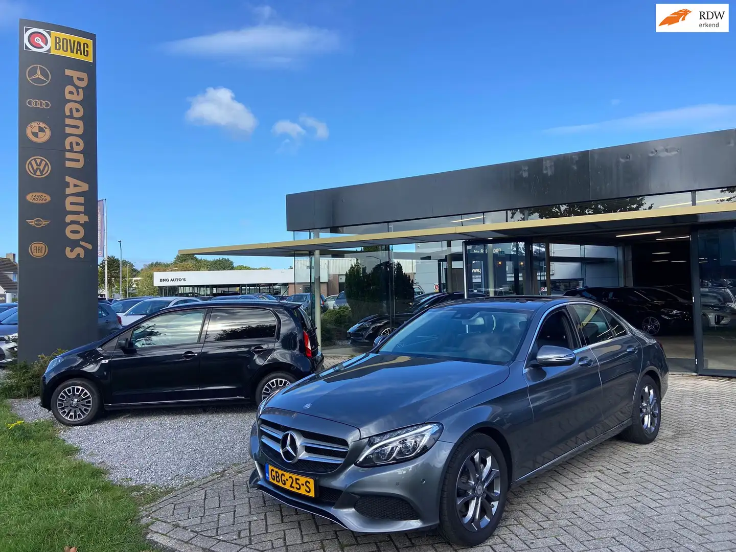 Mercedes-Benz C 180 C180|1e Eigenaar|PANO|Stoelverwarming|CC Gris - 1