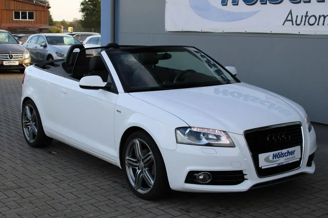 Audi A3 1.8,S line Cab,Navi,Leder,Xenon,Sitzh,Parks,, — photo 1 of 15