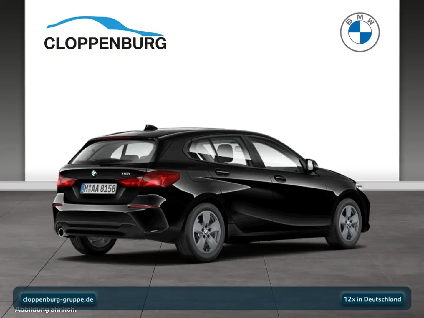 BMW 118 i Navi+SHZ+KeyGO+HiFi+Fernl.Ass+Spurass.+Ambi Schwarz - 2