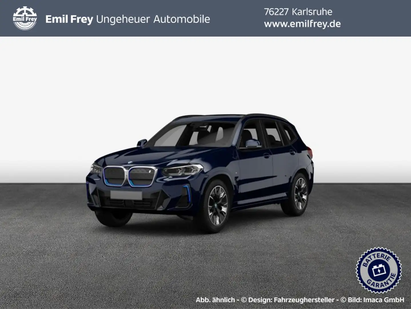 BMW iX3 Impressive LED Head-Up Harman Kardon AHK Чорний - 1