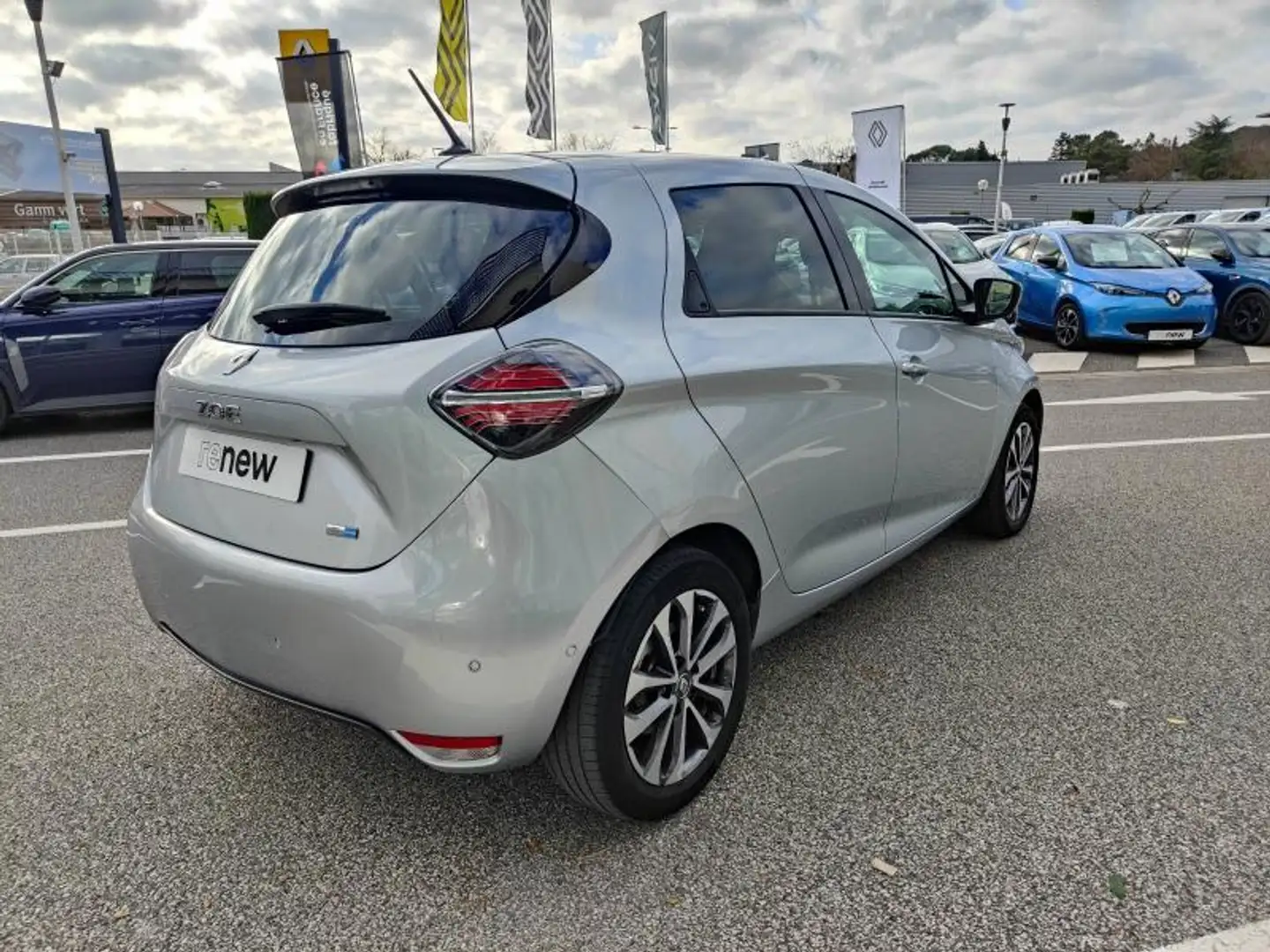 Renault ZOE E-Tech Intens charge normale R135 Achat Integral - Gris - 2