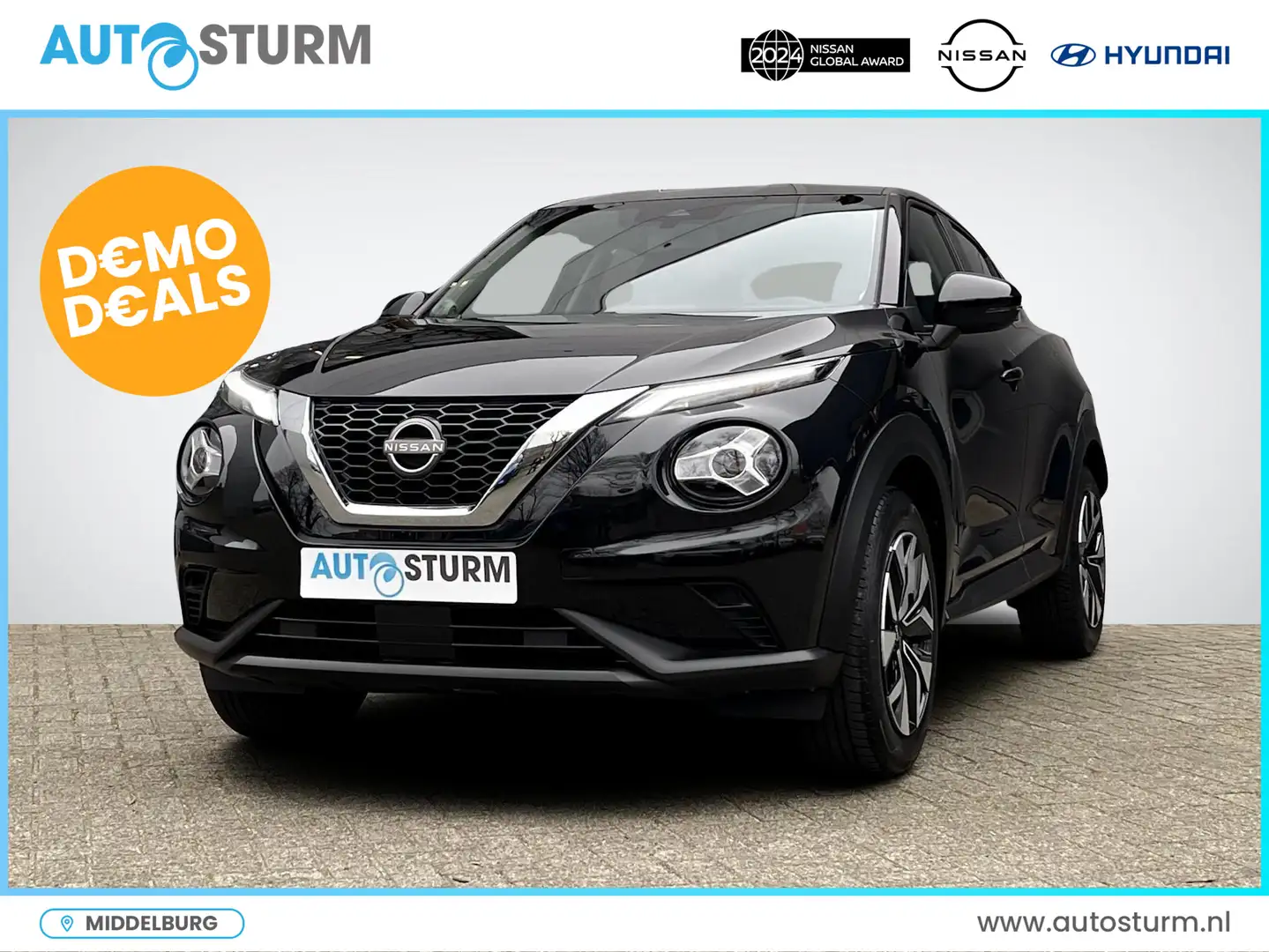 Nissan Juke 1.0 DIG-T Acenta Чорний - 1