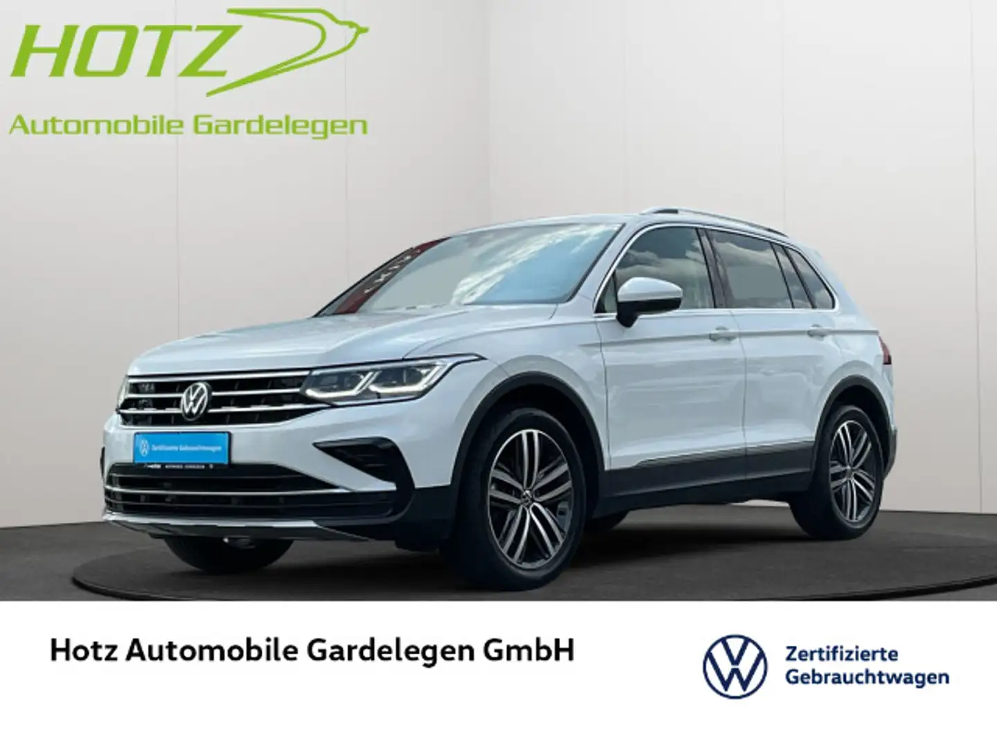 Volkswagen Tiguan 2.0 TDI DSG Elegance AHK/Navi/Sitzh/Klima Weiß - 1