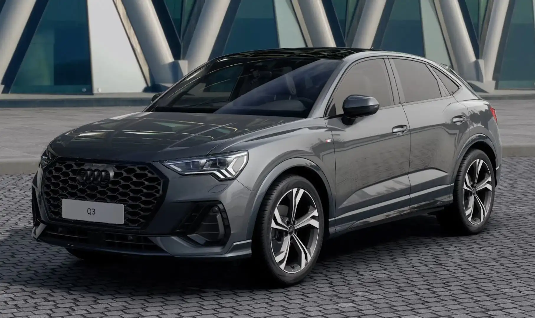 Audi Q3 Sportback 35TFSI S LINE BLACK PANO AHK SONOS Grau - 1
