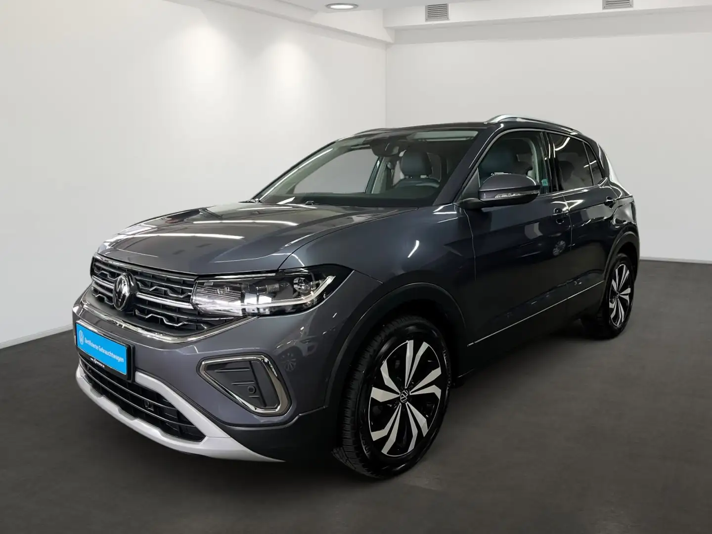 Volkswagen T-Cross 1.0 TSI DSG Navi IQLight ParkAssist Grau - 2