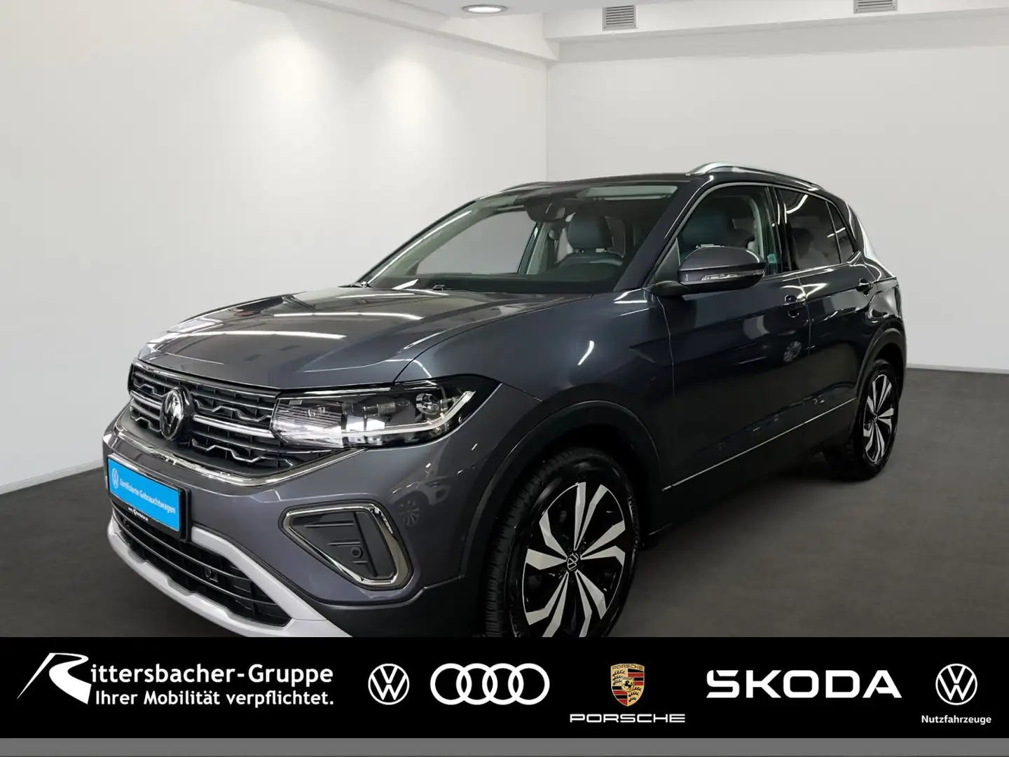 Volkswagen T-Cross 1.0 TSI DSG Navi IQLight ParkAssist Grau - 1