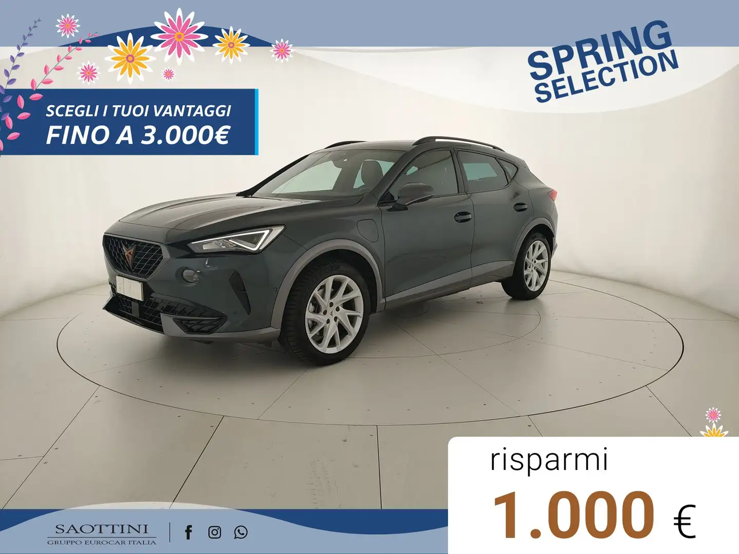 CUPRA Formentor 1.4 e-Hybrid 204 CV DSG Verde - 1