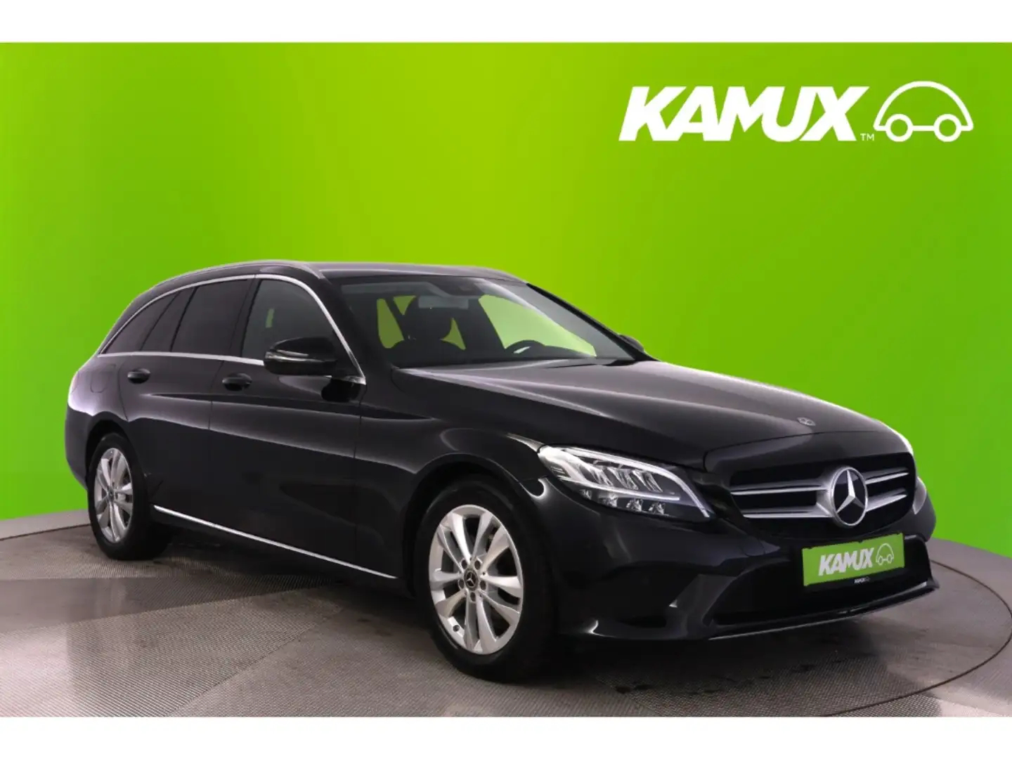 Mercedes-Benz C 180 T 9G-Tronic Avantgarde+LED+NAVI+AHK+PDC Noir - 1