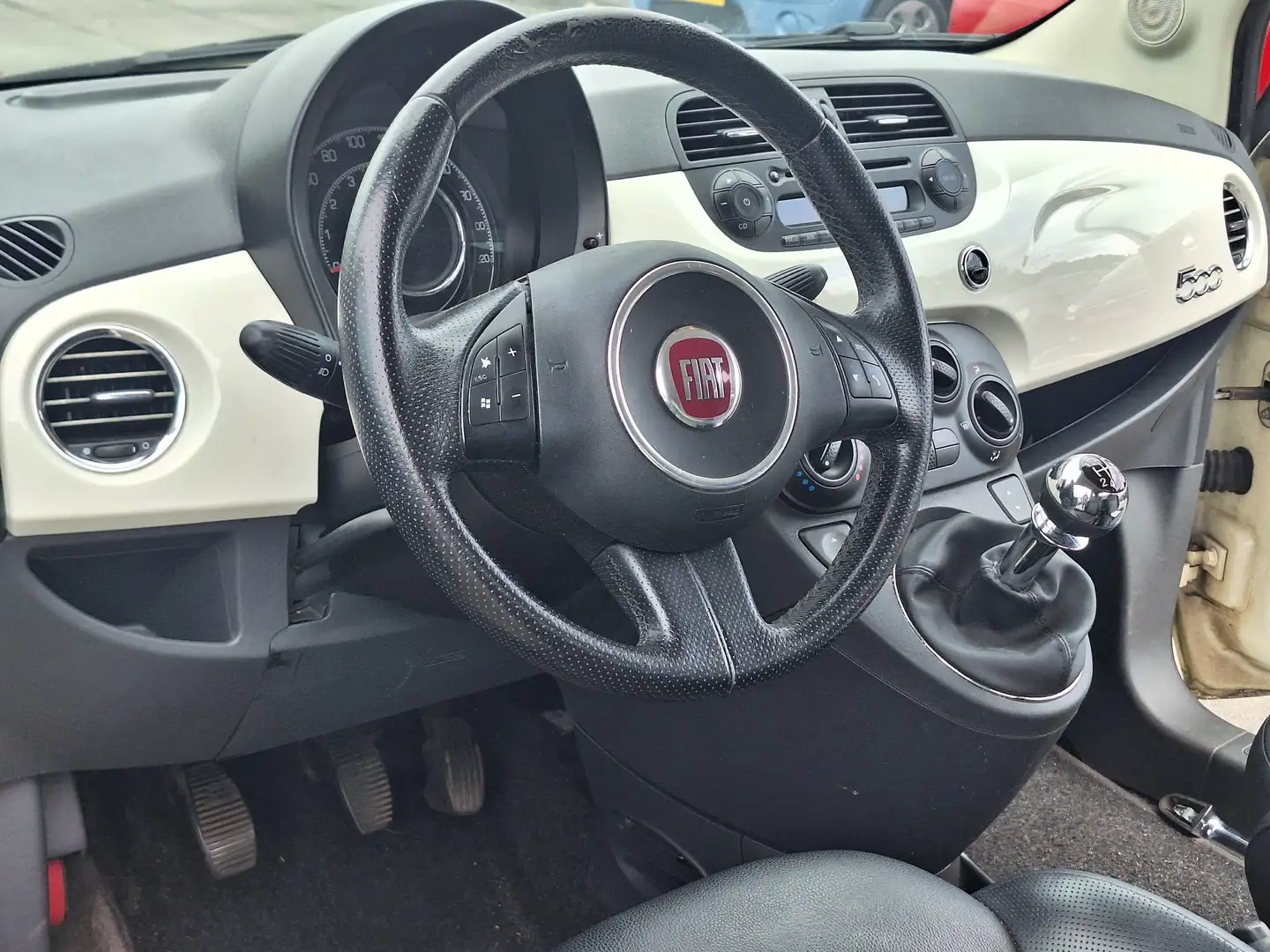 Fiat 500 €2749,-1.2 Sport Airco Apk 2026 Nap pas Wit - 1