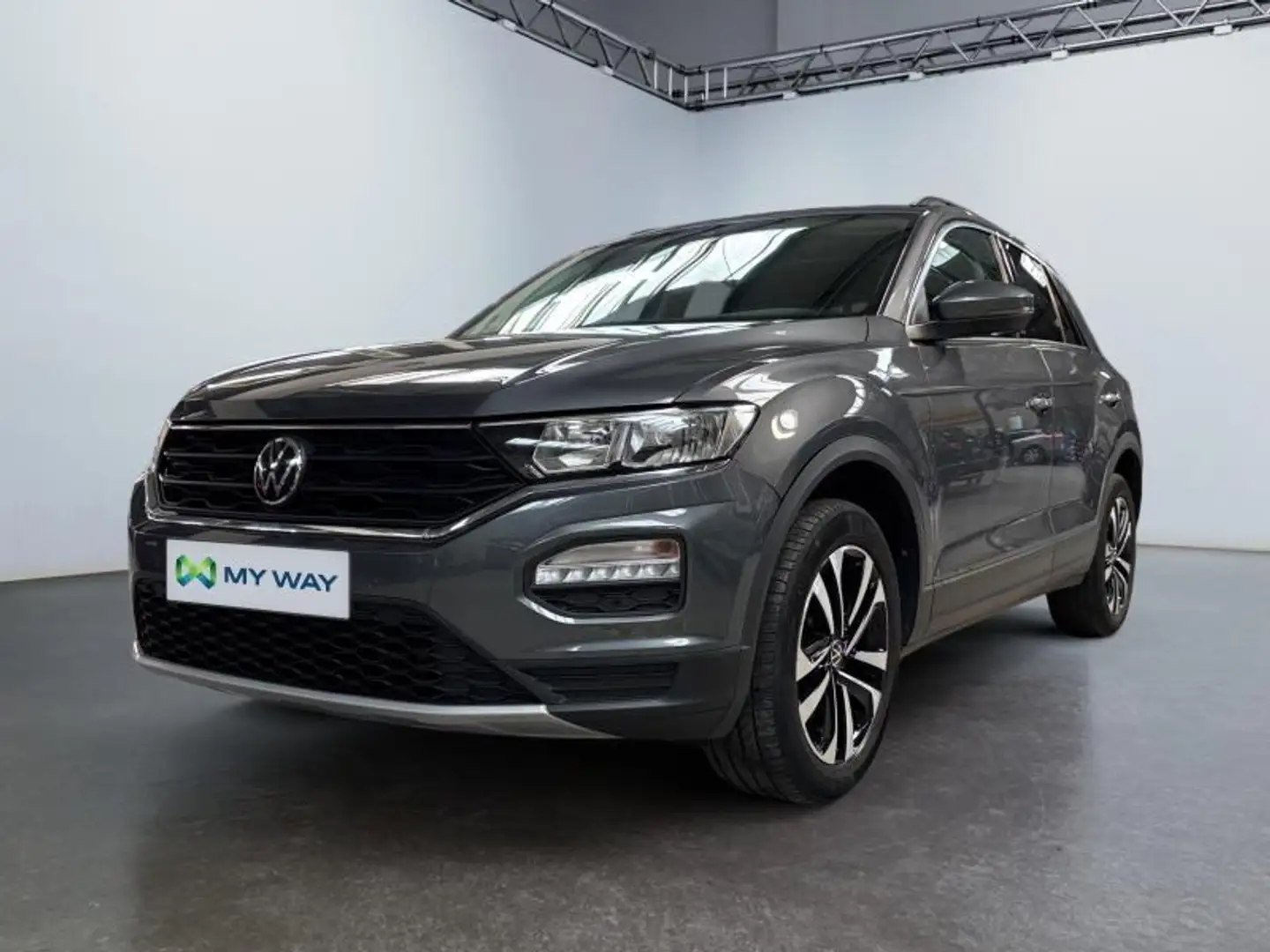 Volkswagen T-Roc United-GPS/caméra/bips/clim/APP/Régul - tvac Grijs - 1