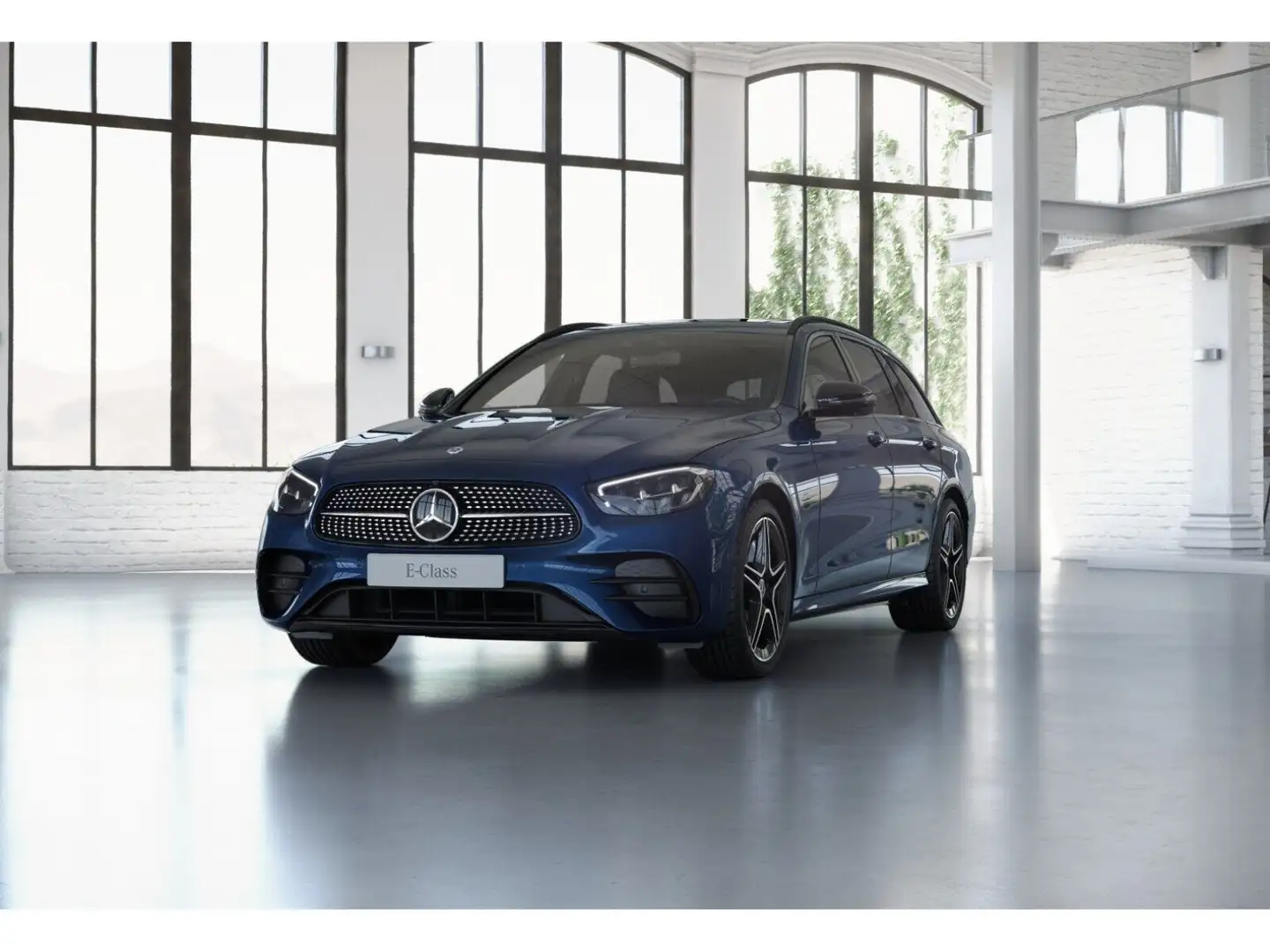 Mercedes-Benz E 300 T de BURM AMG NIGHT DISTR SPUR AHK 360 Blau - 2