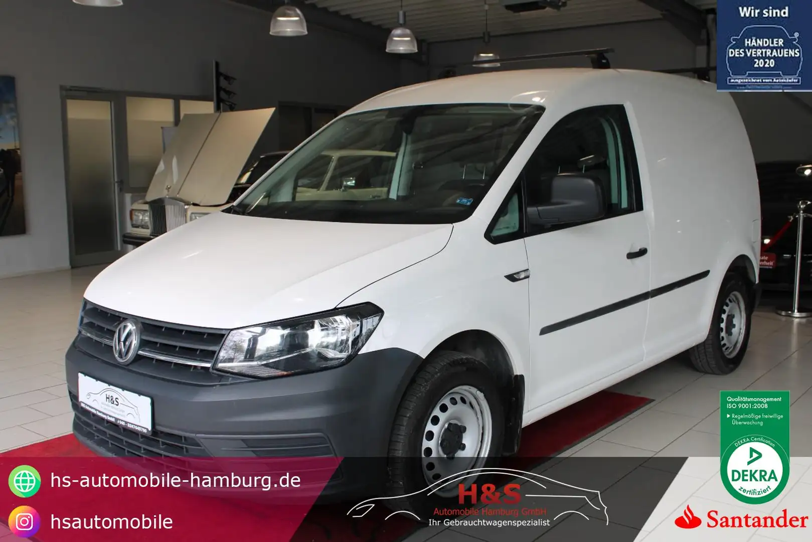 Volkswagen Caddy Caddy 2.0 TDI BMT *TÜV-NEU*STANDHEIZUNG Weiß - 1