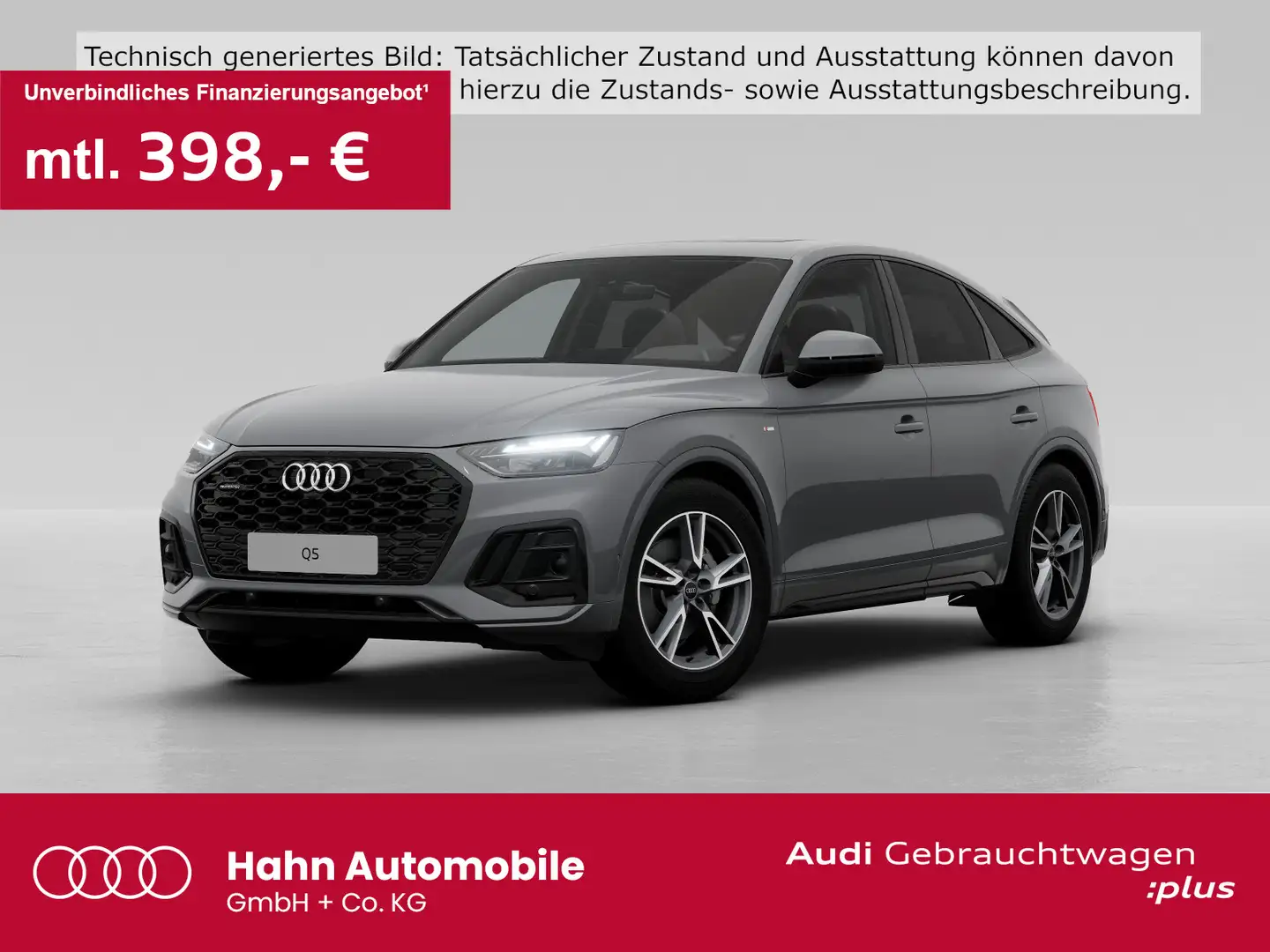 Audi Q5 40 TDI quattro S line B&O Pano 360° Grau - 1