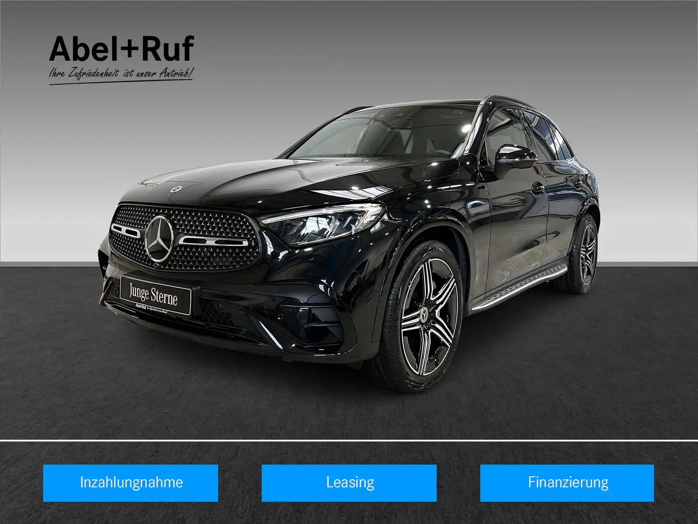 Mercedes-Benz GLC 450 d 4M AMG+DISTRO+Head-UP+Burme+Memo+AHK Schwarz - 1