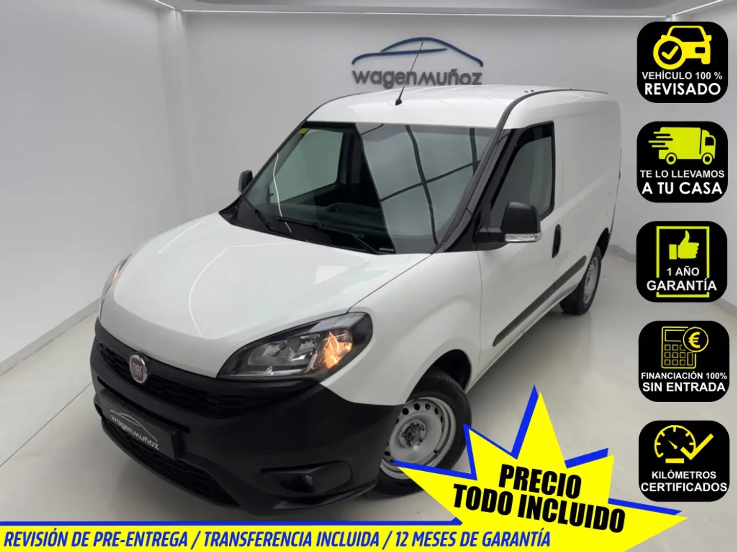 Fiat Dobló Cargo 1.3Mjt Base Plus 70kW Wit - 1
