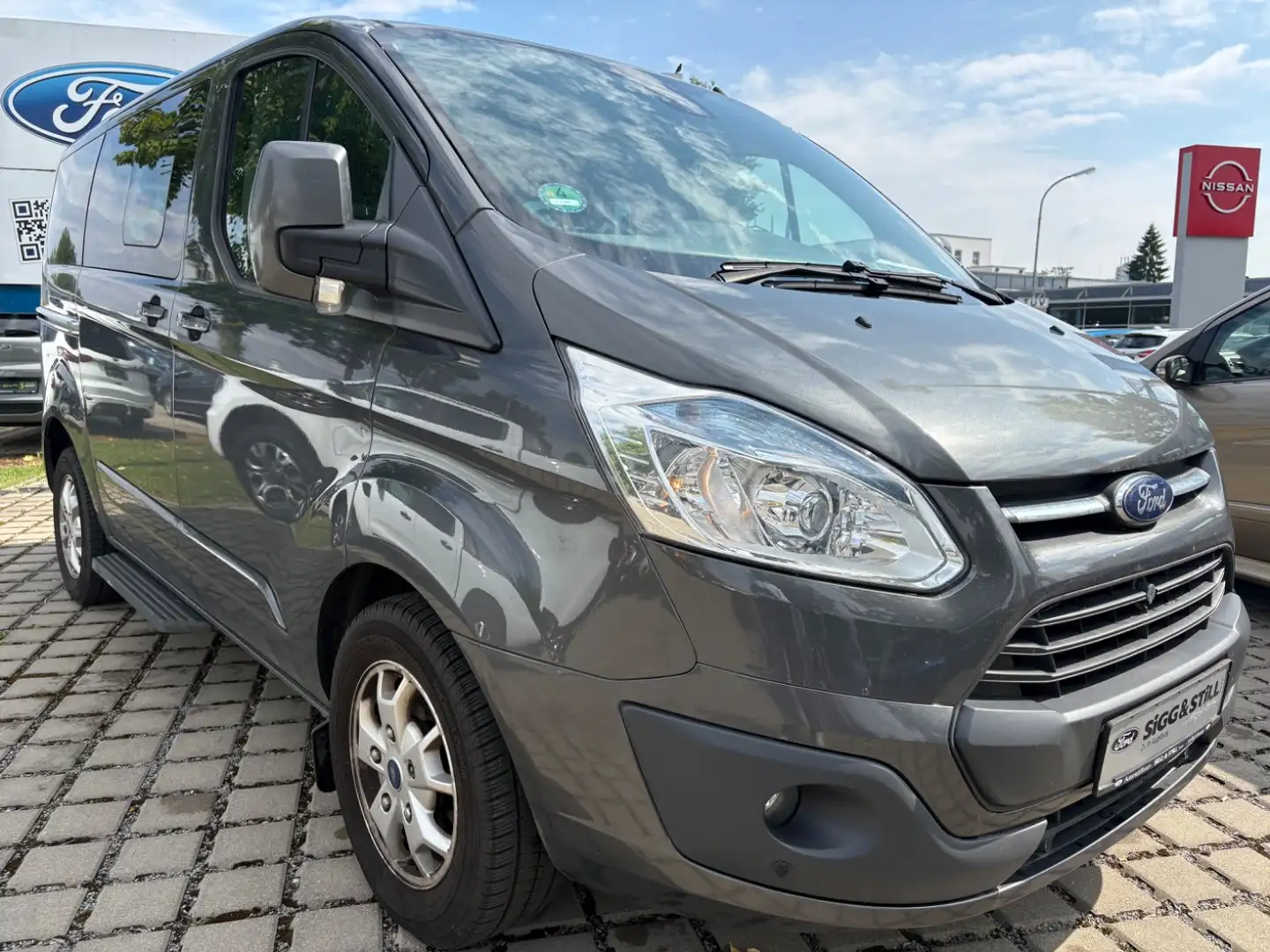 Ford Tourneo Custom 300 L1 Titan. KLIMA*STANDH*PDC*CAM Gris - 2