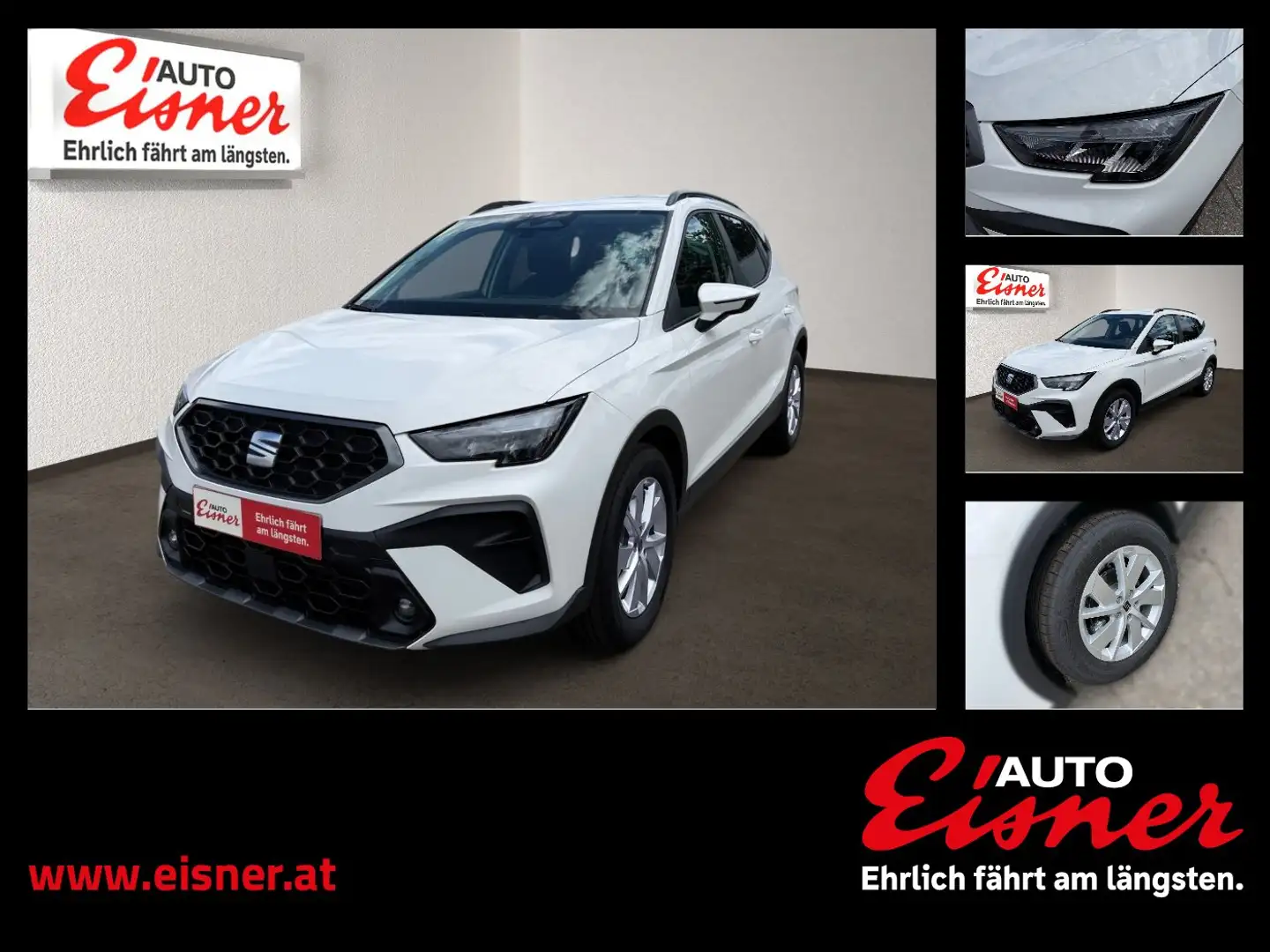SEAT Arona Reference Edition 1.0 TSI DynLicht Facelift Weiß - 1