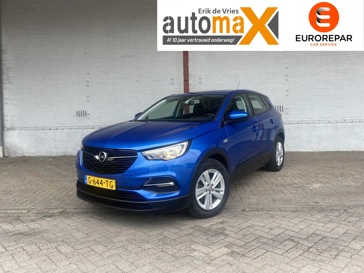 Opel Grandland X 1.2 Turbo Edition |NAP!|CarPlay!|Automaat!| Blauw - 1
