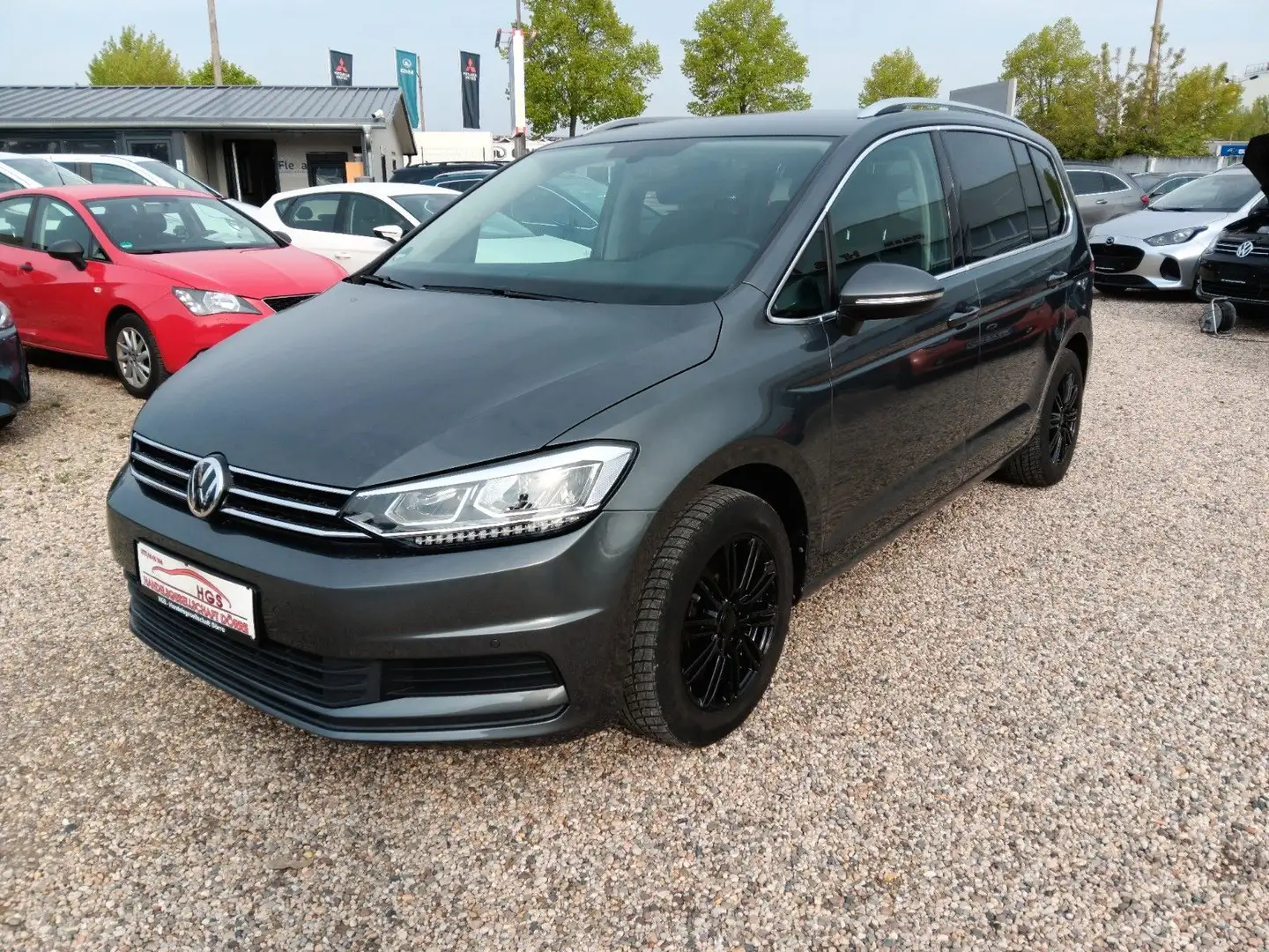 Volkswagen Touran Comfortline 7-Sitze Navi LED Klima SHZ Grau - 1