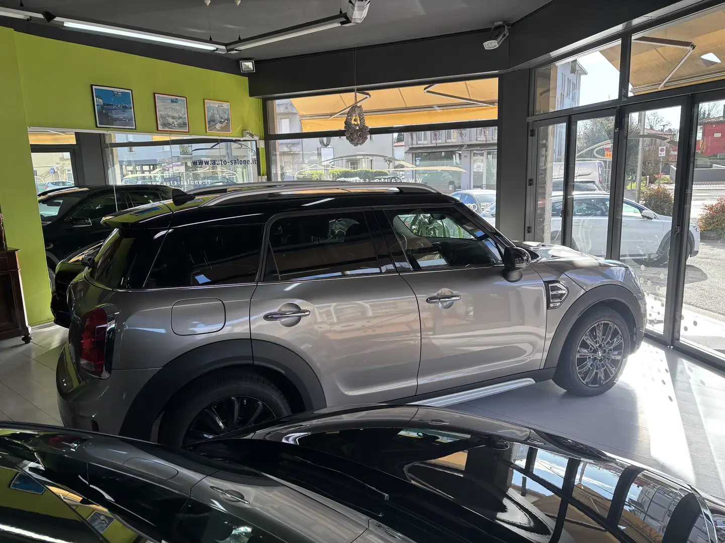 MINI Cooper D Countryman 2.0 Hype, tettto, telecamera, sedili sportivi Grigio - 2