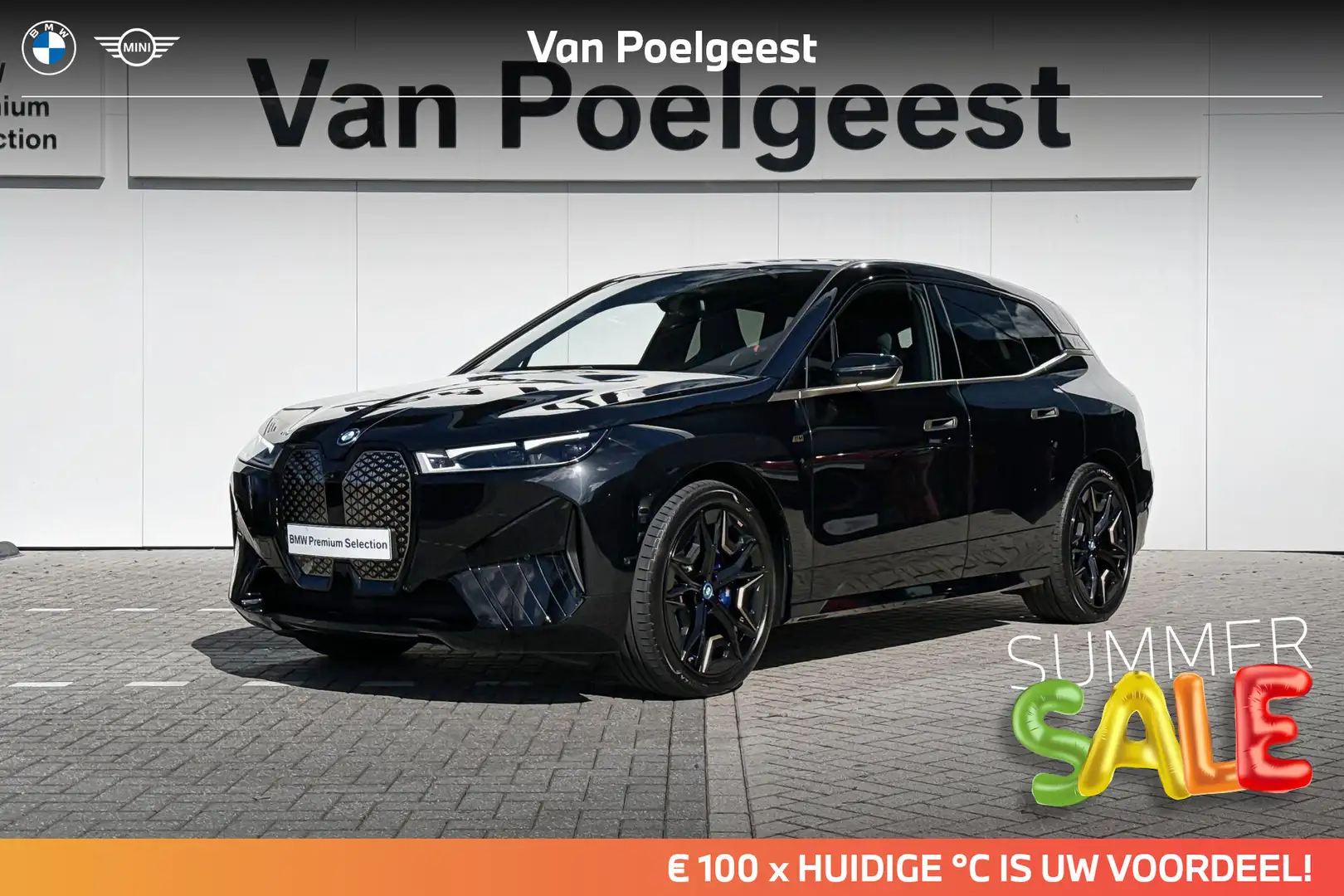 BMW iX M60 High Executive 112 kWh | Summer Sale 100 Zwart - 1