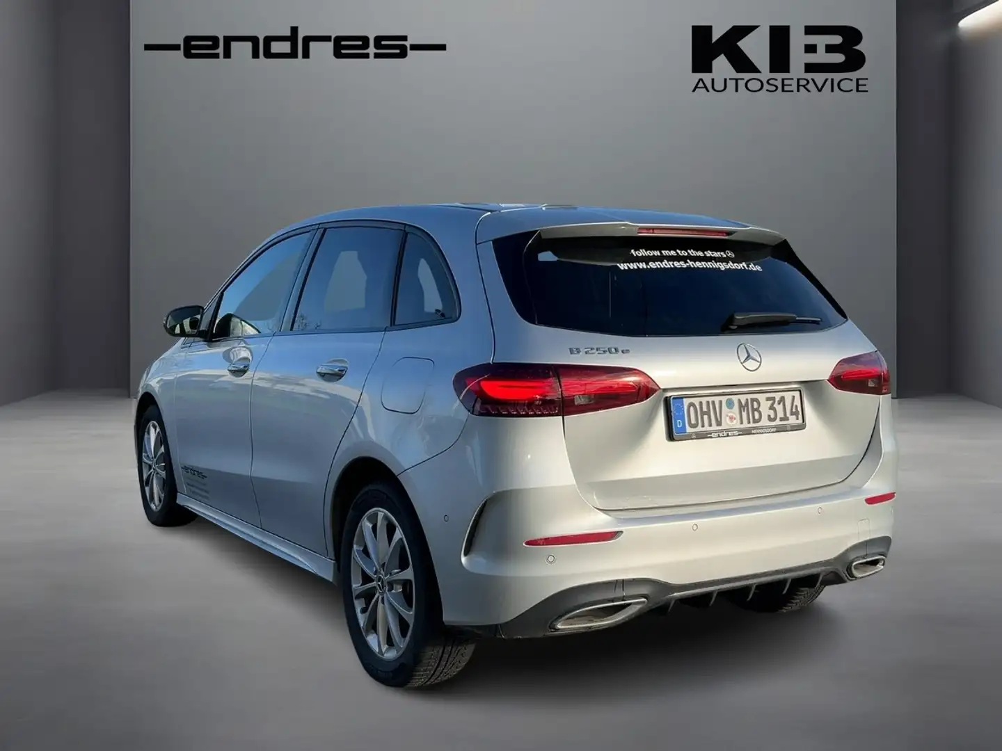 Mercedes-Benz B 250 e  AMG Line +Wide+MBUX+LED+Night+Cam+Totw Silber - 2