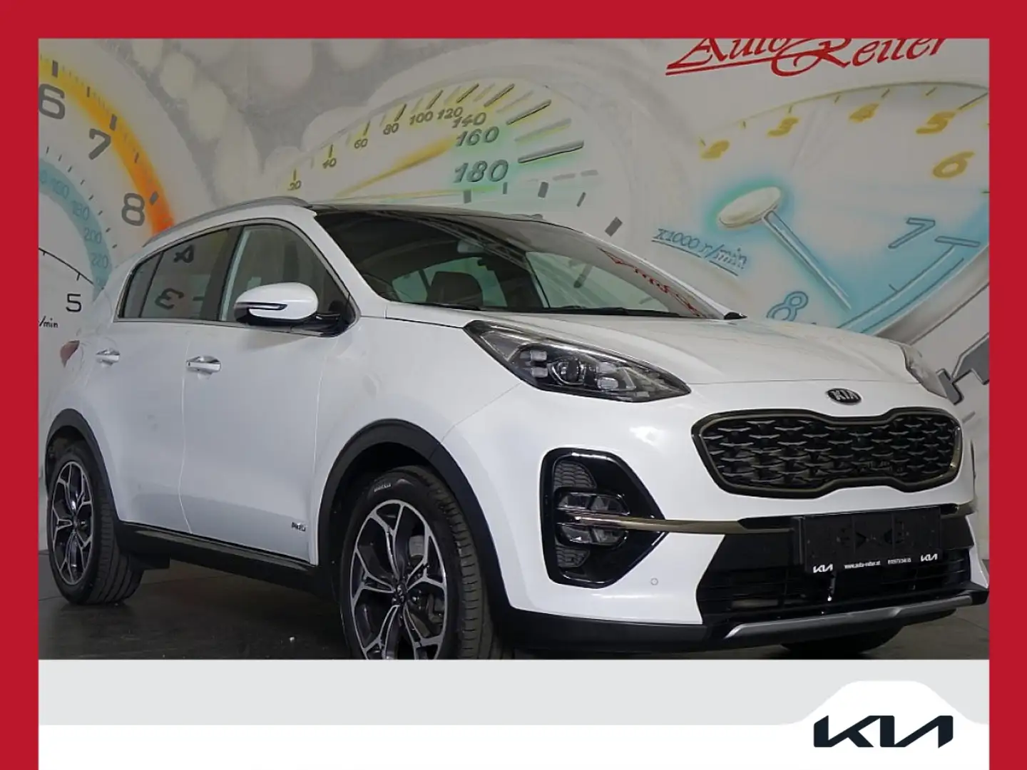 Kia Sportage 1,6 CRDI SCR AWD GT-Line DCT Aut. *VOLLAUSSTATT... Weiß - 1