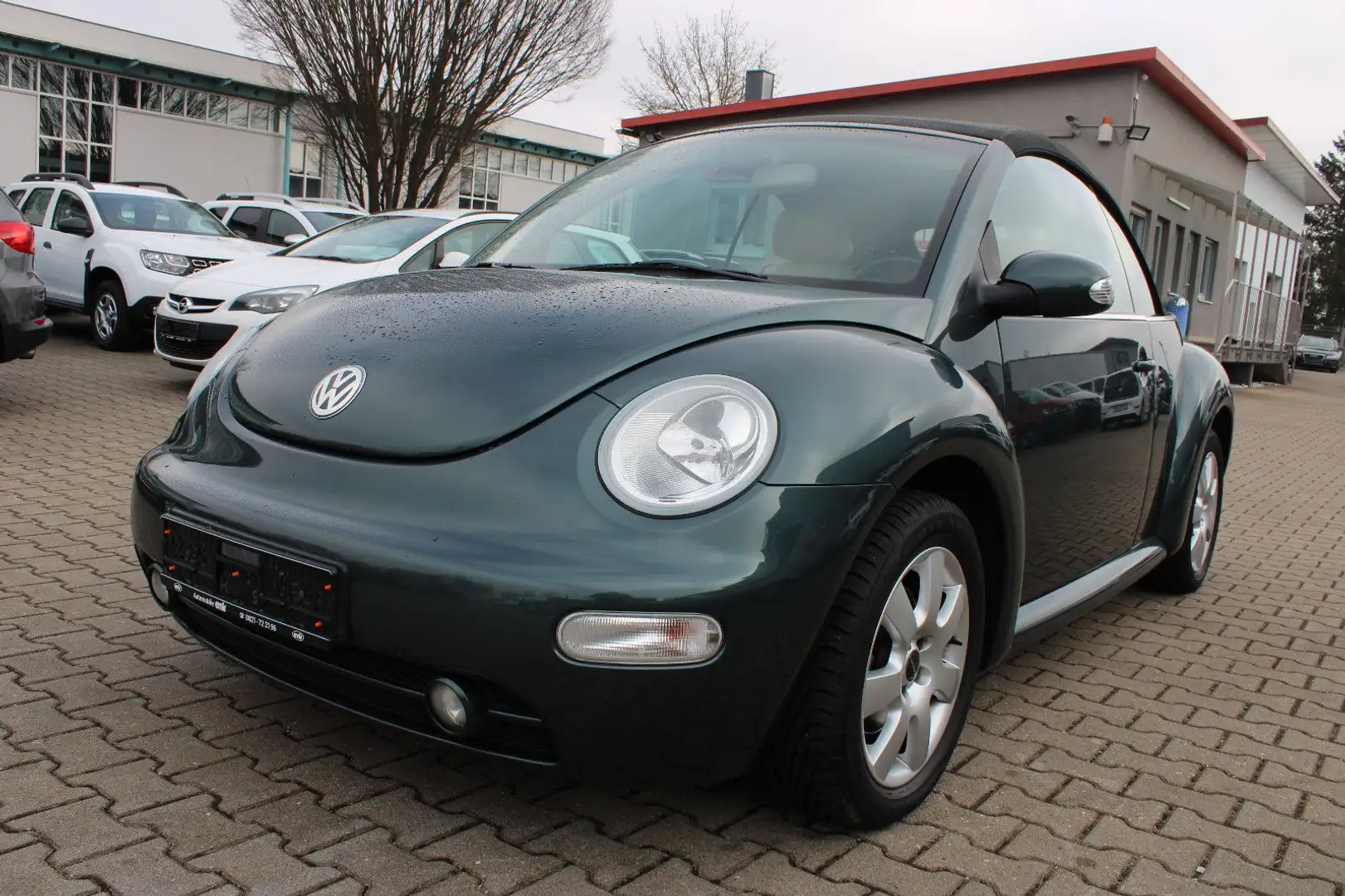 Volkswagen New Beetle 1.9TDI Klima Cabrio zelena - 1