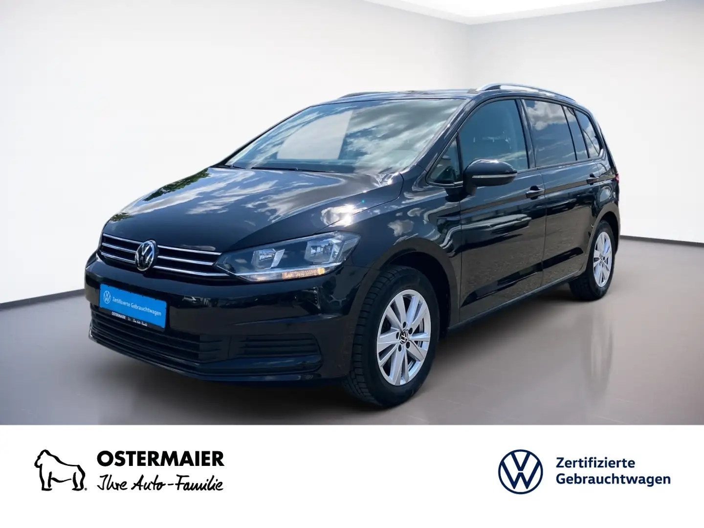 Volkswagen Touran CL 1.5TSI 150PS DSG ACC.AHK.7-SITZE.KAMERA.NAVI+VC Noir - 1