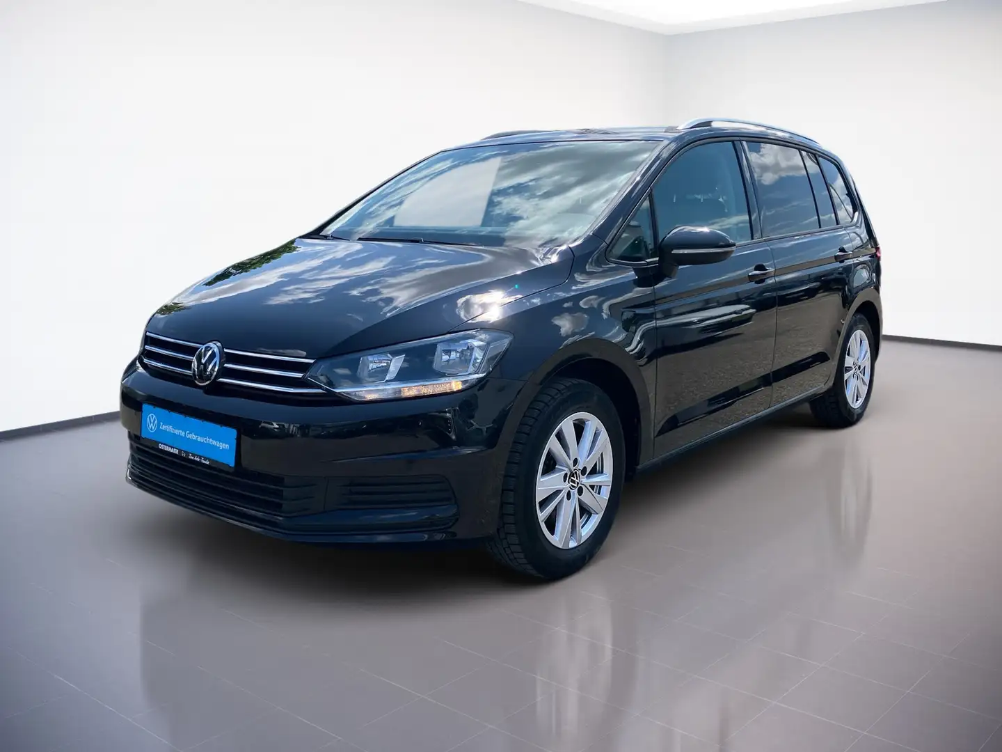 Volkswagen Touran CL 1.5TSI 150PS DSG ACC.AHK.7-SITZE.KAMERA.NAVI+VC Noir - 2