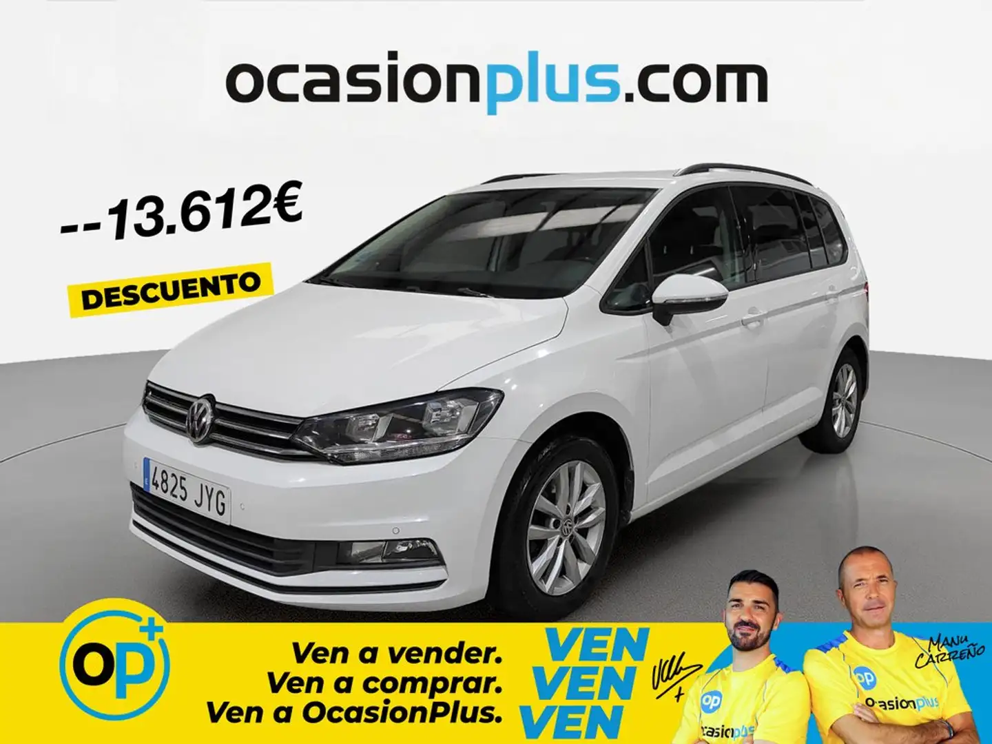 Volkswagen Touran 1.6TDI CR BMT Advance 85kW Blanco - 1