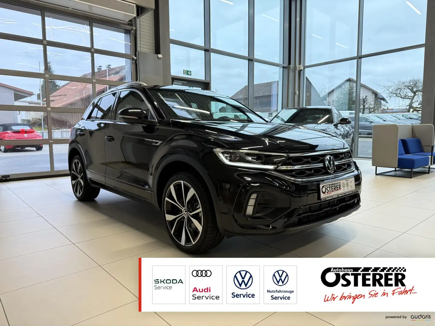 Volkswagen T-Roc 2.0 TSI R-Line 4MOTION-AHK-IQ Drive Paket-Rückfahr Noir - 1