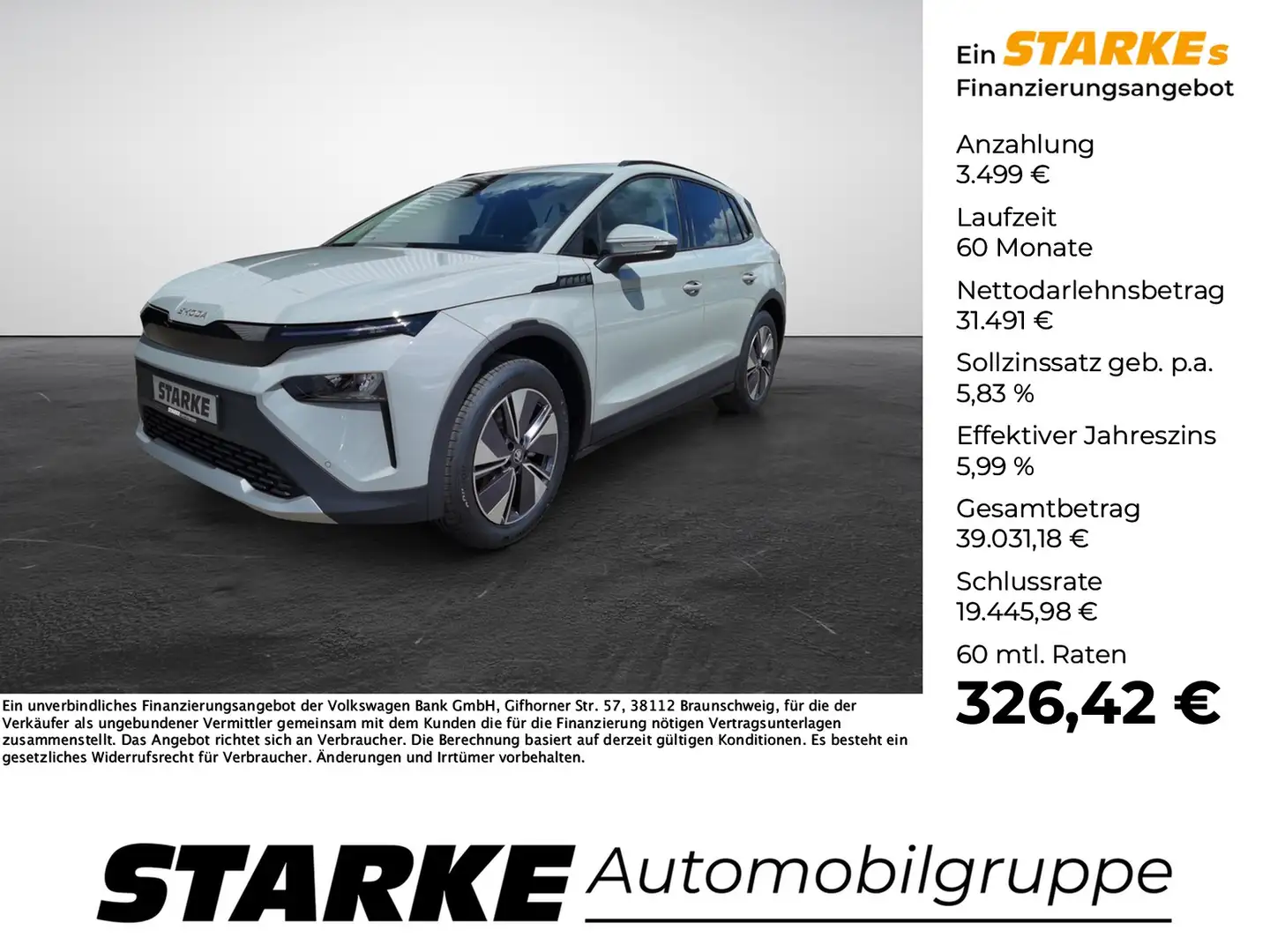 Skoda Elroq 55 kWh 50 Tour Studio Gris - 1