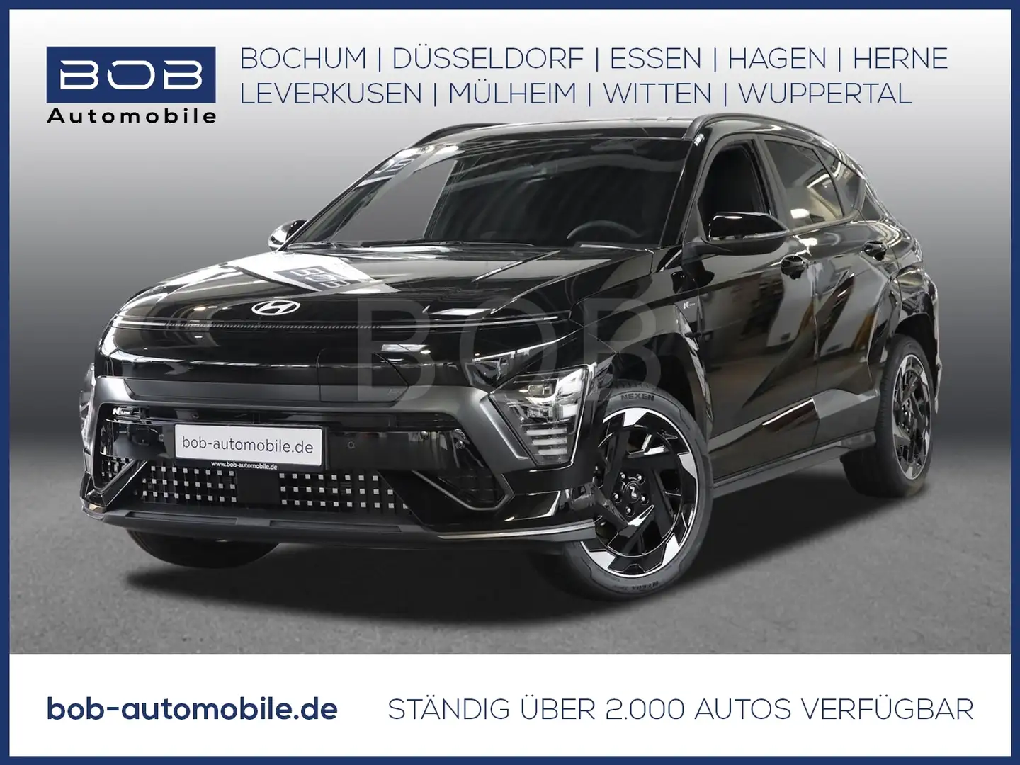 Hyundai KONA SX2 EV N-Line 65,4kWh NAVI SHZ PDC eHeck Schwarz - 1