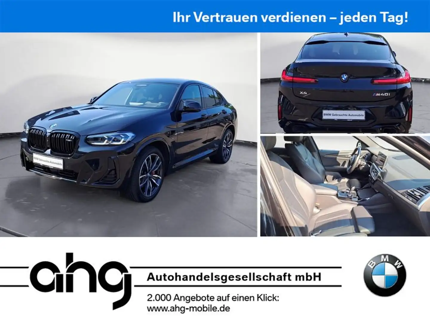 BMW X4 M i Aut. Innovationsp. Laserlicht HeadUp ACC Black - 1