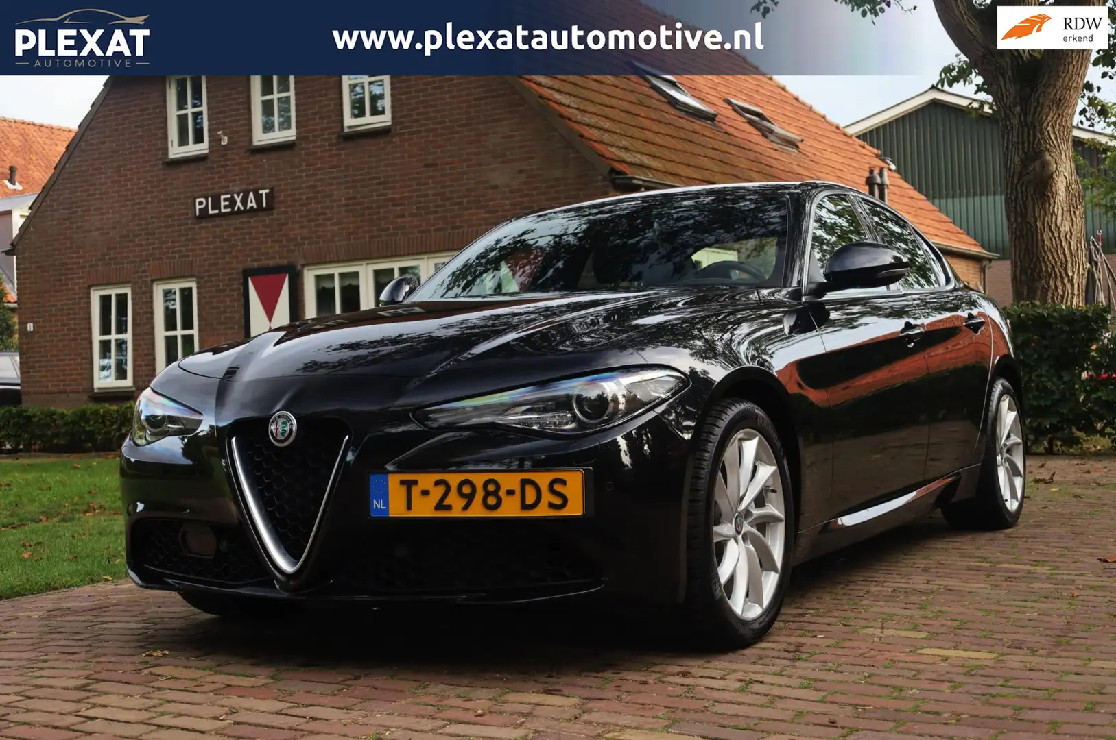 Alfa Romeo Giulia 2.0 Turbo Aut. | Harman-Kardon | Elek. Stoelen | R Zwart - 1