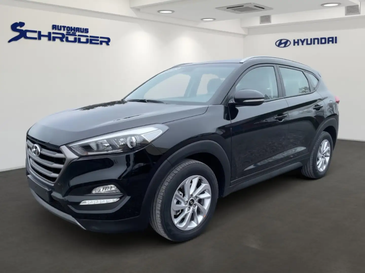 Hyundai TUCSON 1.6T GDi DCT 4WD Trend Sitzheizung Anhängerkupplun Nero - 1