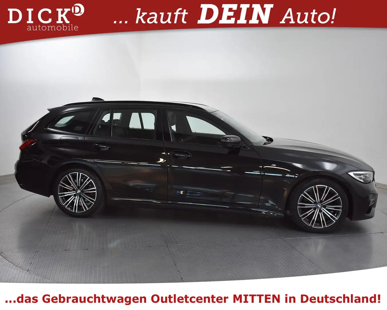 BMW 318 d To M Sport/M PAKET+SHADO+LED+SHZ+KAM+LC+AHK Чорний - 2
