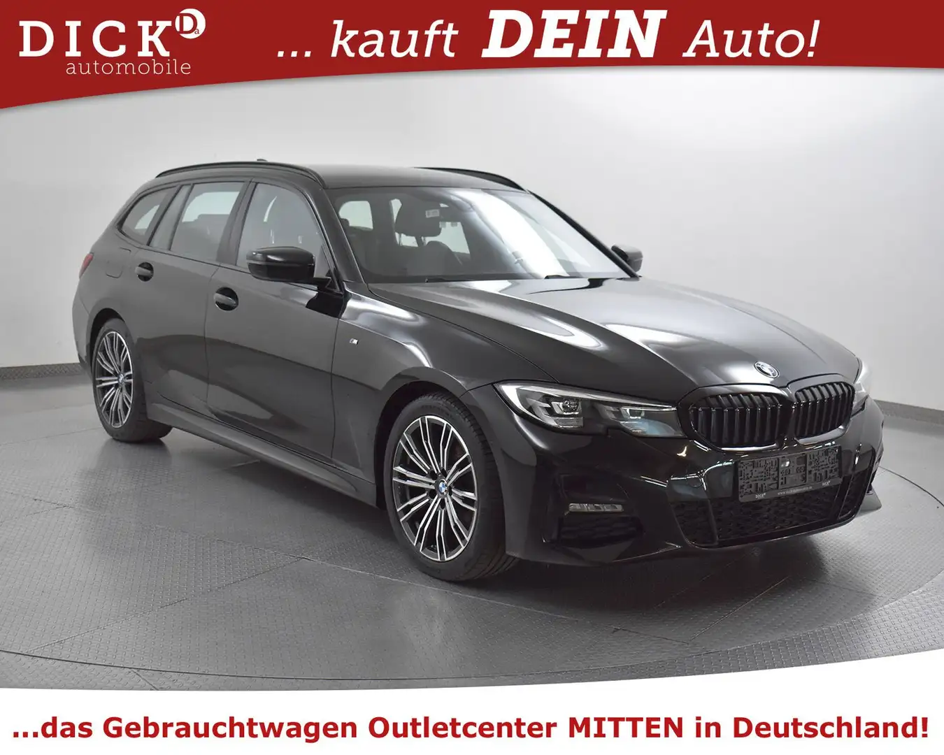 BMW 318 d To M Sport/M PAKET+SHADO+LED+SHZ+KAM+LC+AHK Чорний - 1