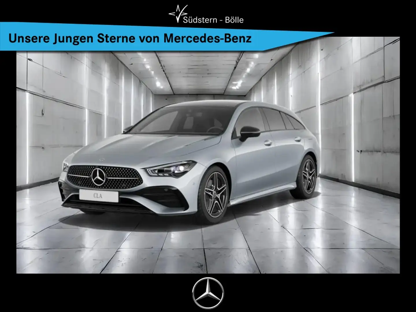 Mercedes-Benz CLA 220 d SB +AMG+SHZ+AMBIENTE+MULTIBEAM+360°KAM Argent - 1