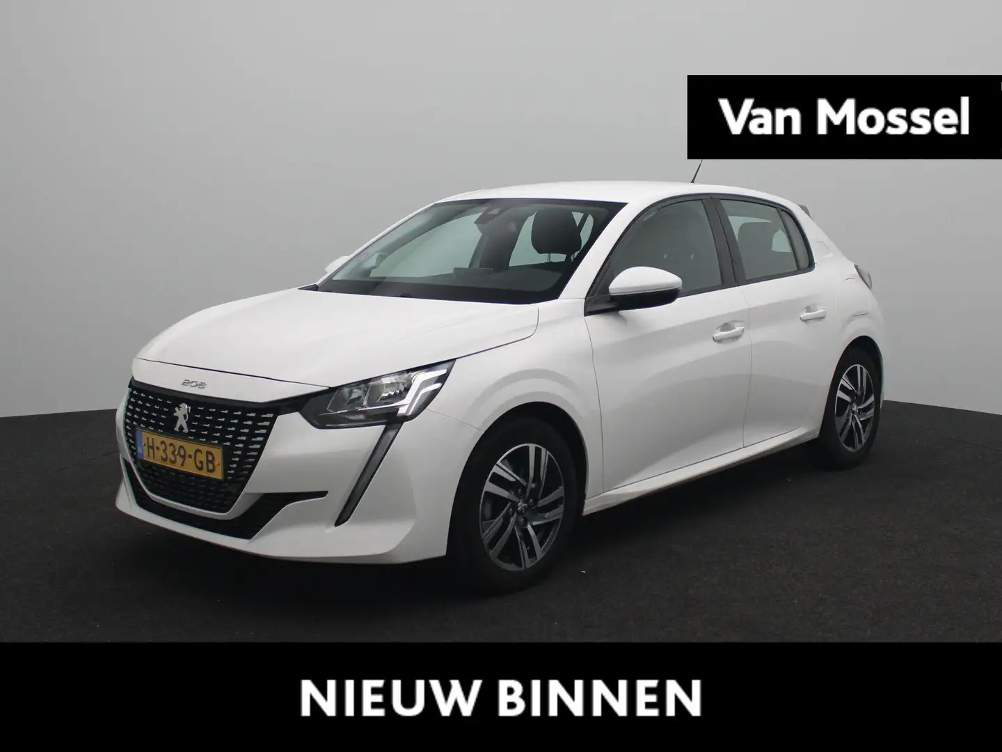 Peugeot 208 5drs. 1.2 PureTech 100pk Allure | 1e-Eigenaar | 3D Blanc - 1