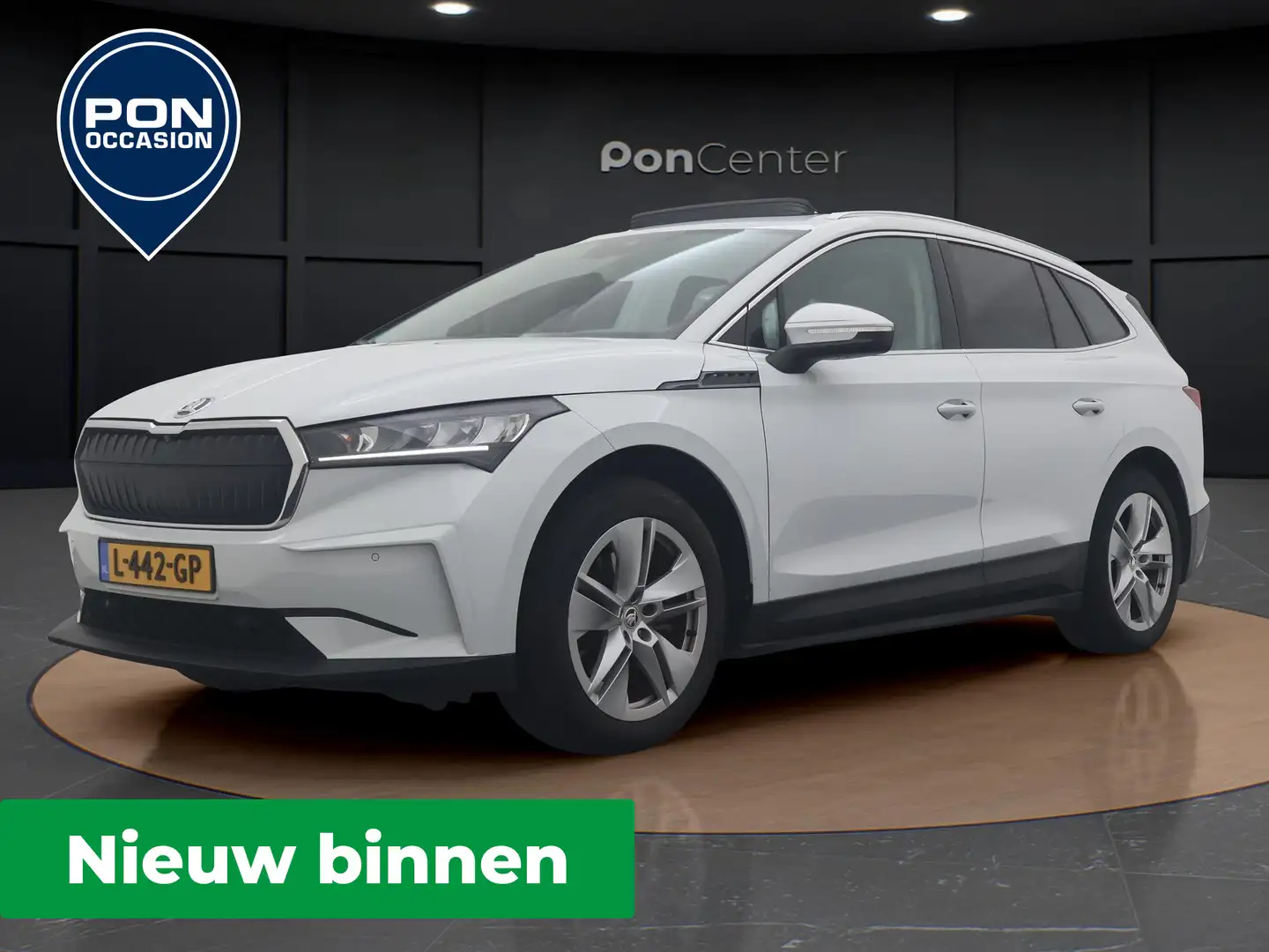 Skoda Enyaq iV 60 | NIEUW BINNEN | Pano dak | Navigatie | Trek Wit - 1
