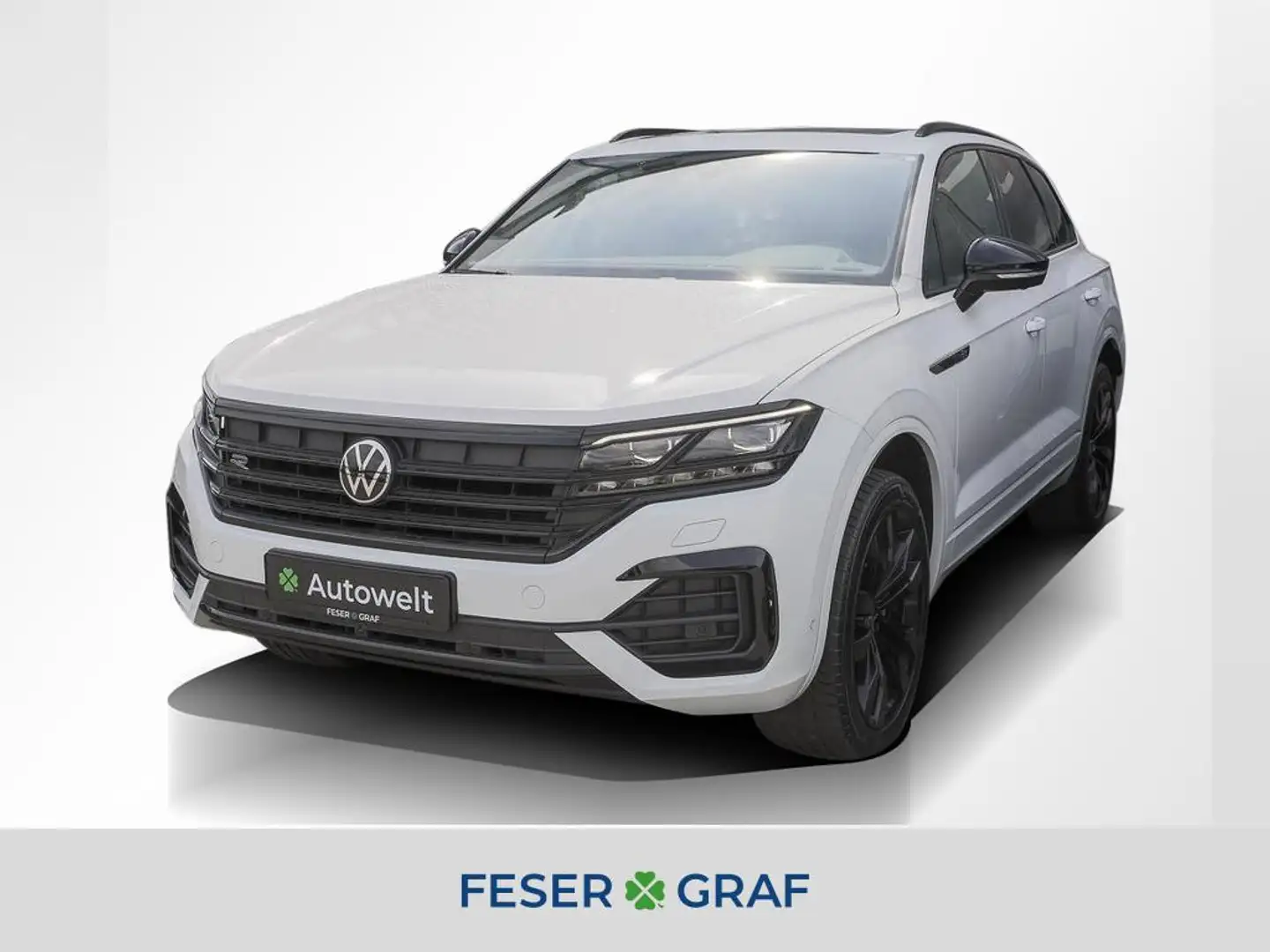 Volkswagen Touareg 3.0 TDI 4M R-Line Black AHK Matrix Pano Weiß - 1