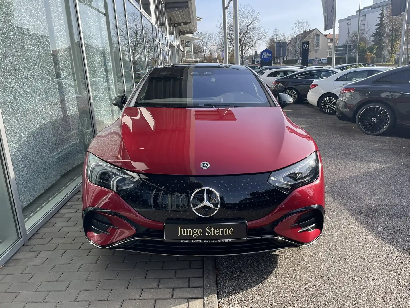 Mercedes-Benz EQE 350 EQE 350+ AMG *HYPER*PREMIUM*HA-LENKUNG*BURMESTER Rot - 2