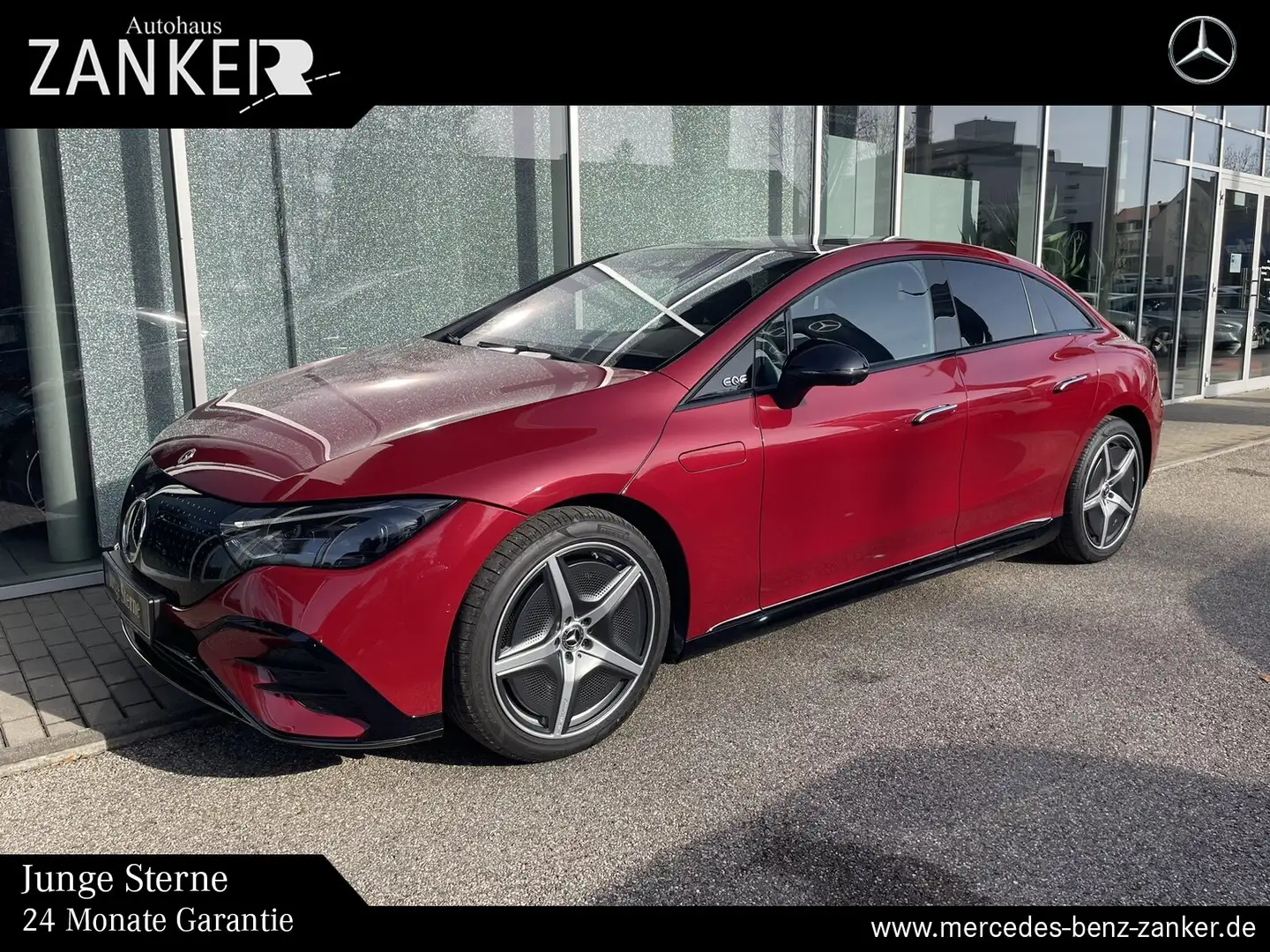 Mercedes-Benz EQE 350 EQE 350+ AMG *HYPER*PREMIUM*HA-LENKUNG*BURMESTER Rot - 1